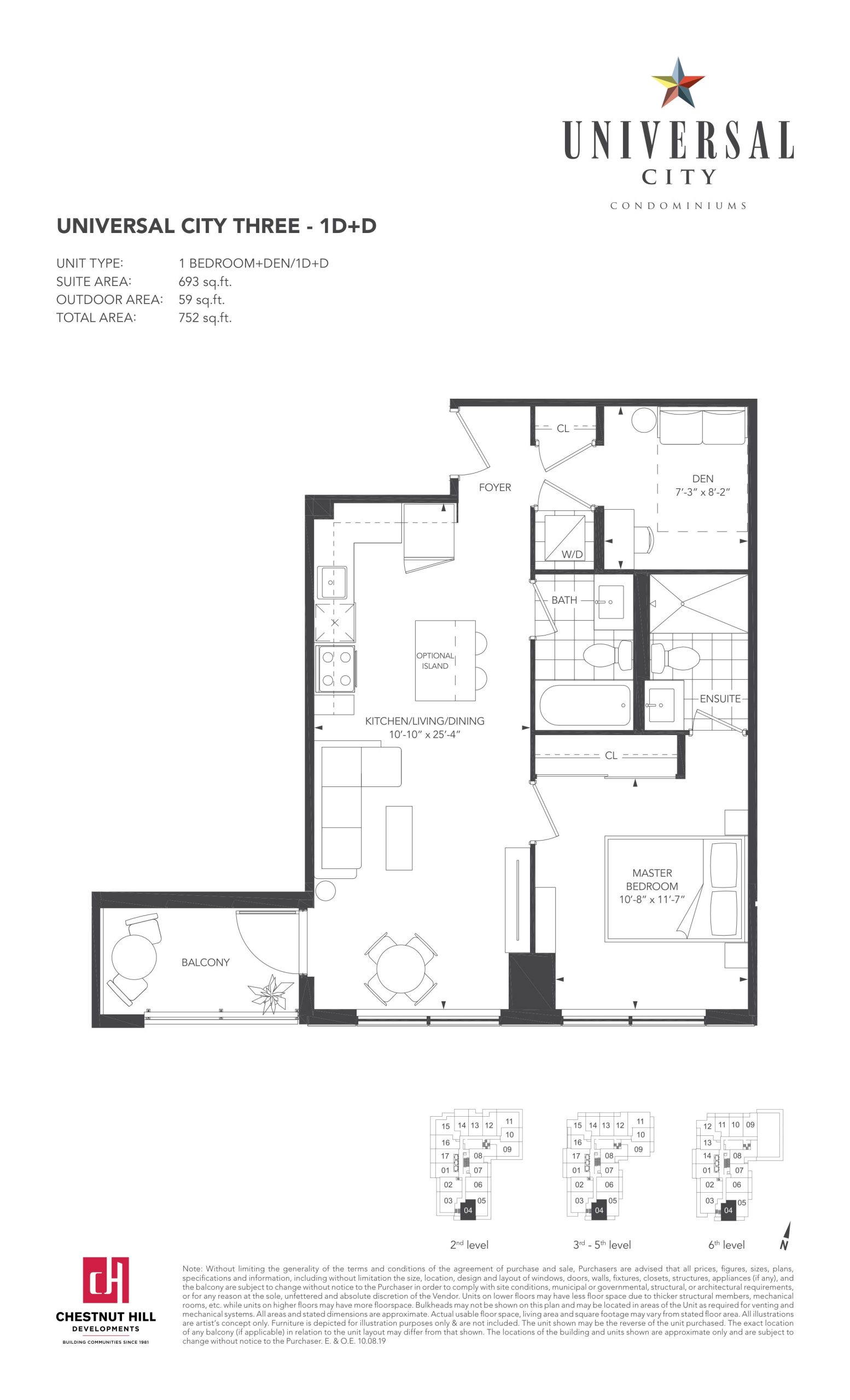 1D+D floor plan