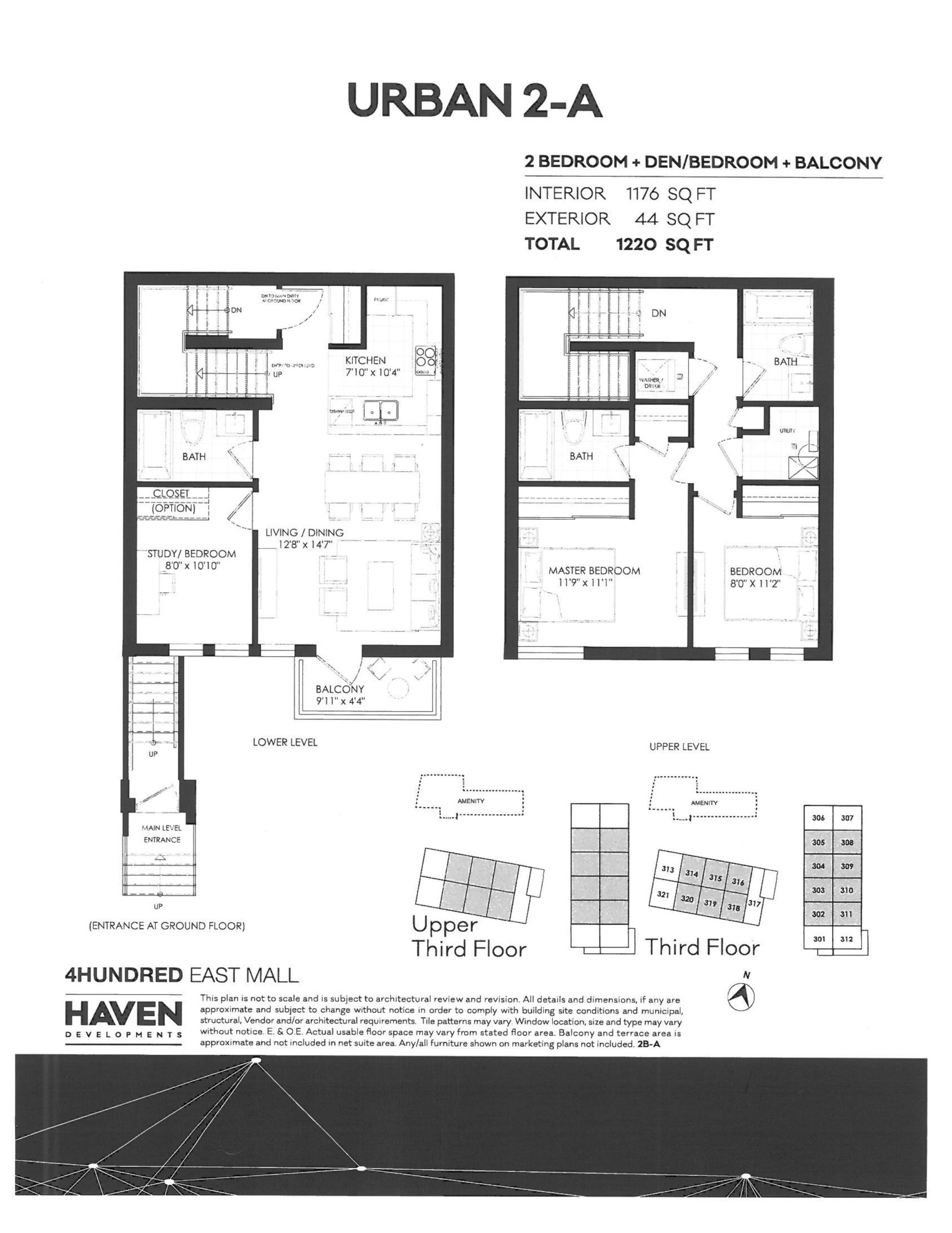 Urban 2-A floor plan