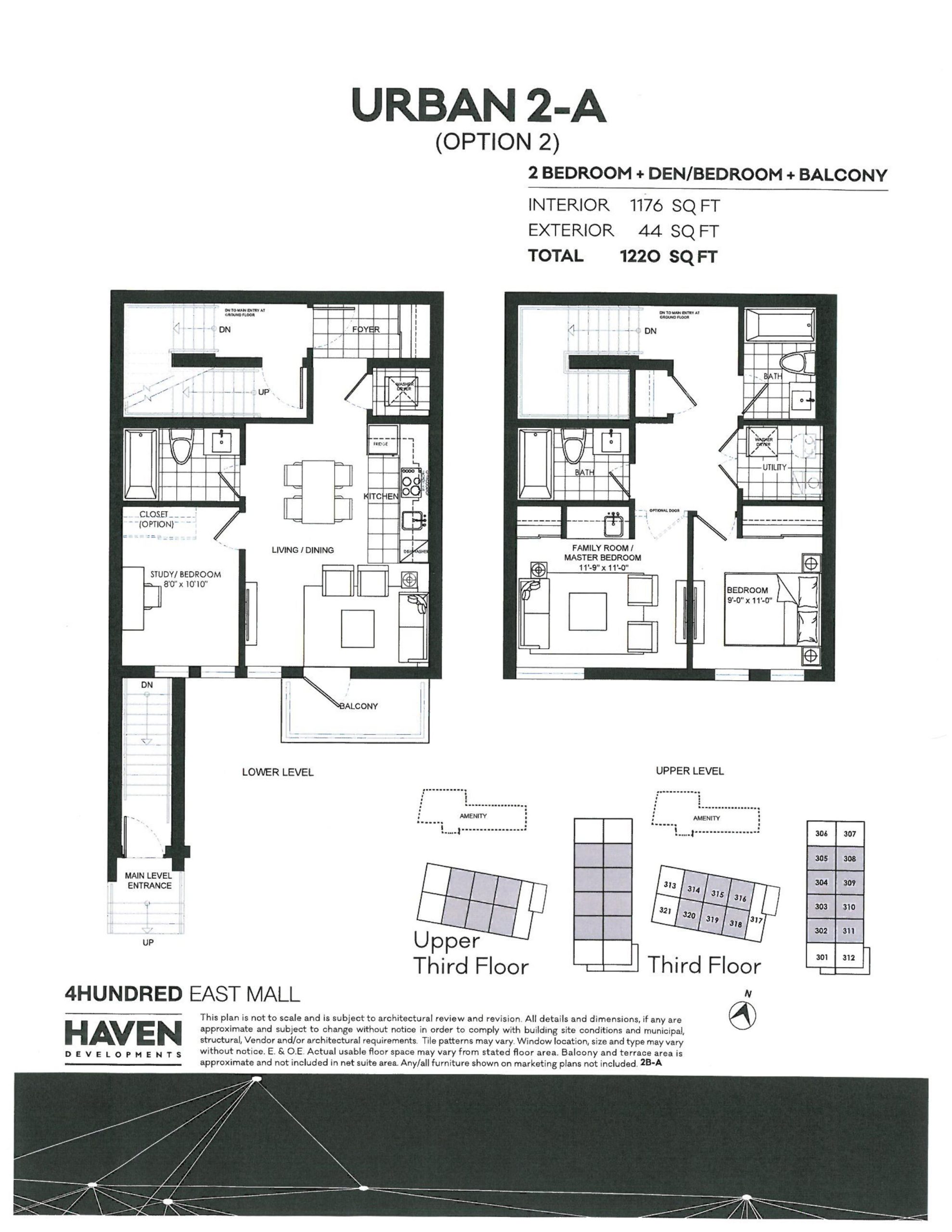 Urban 2-A (Option 2) floor plan