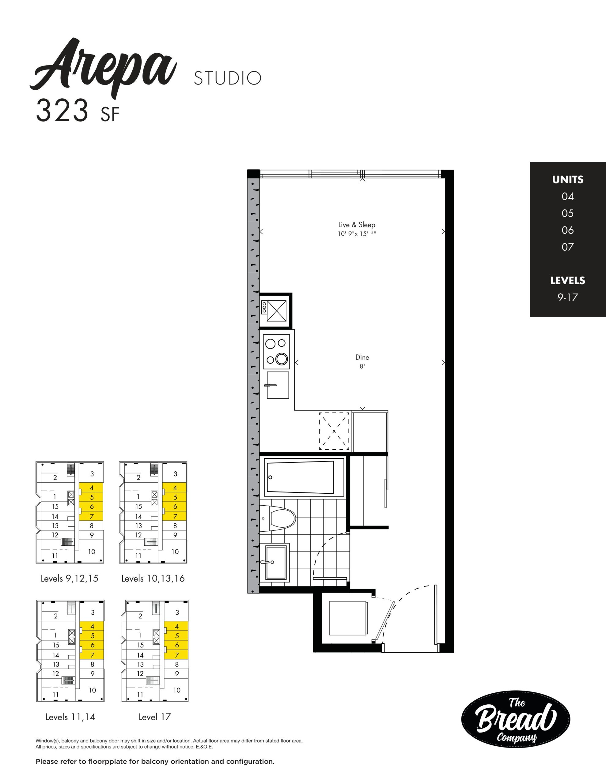 Arepa floor plan