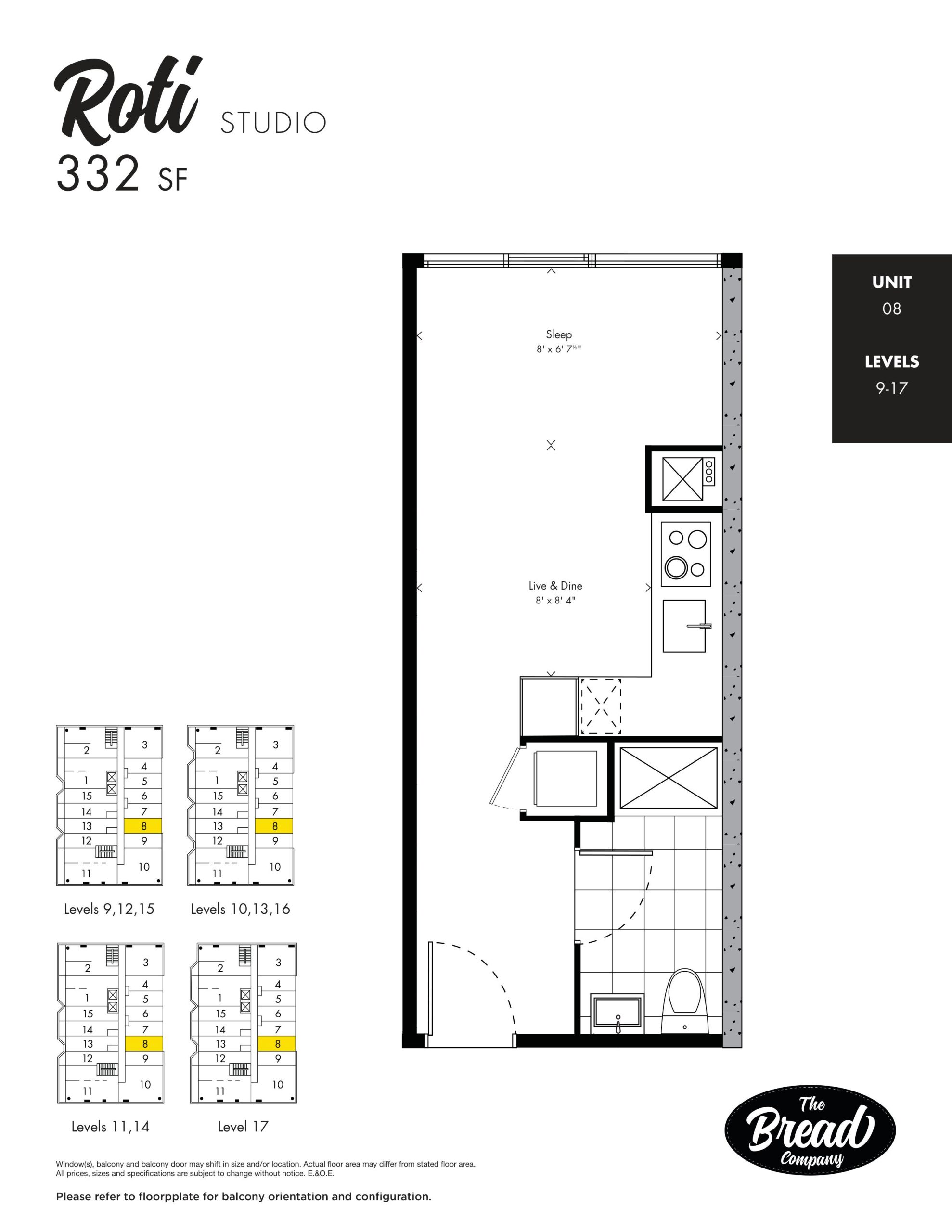 Roti floor plan