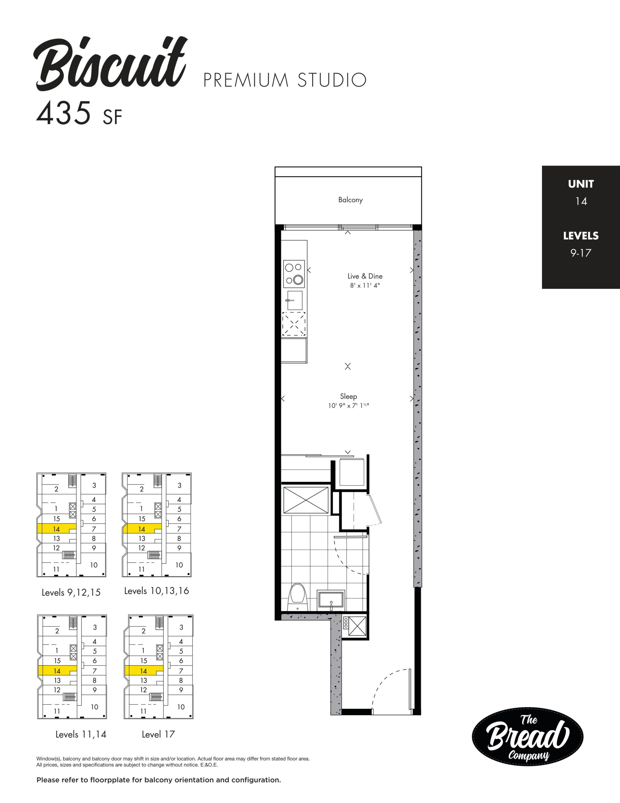 Biscuit floor plan