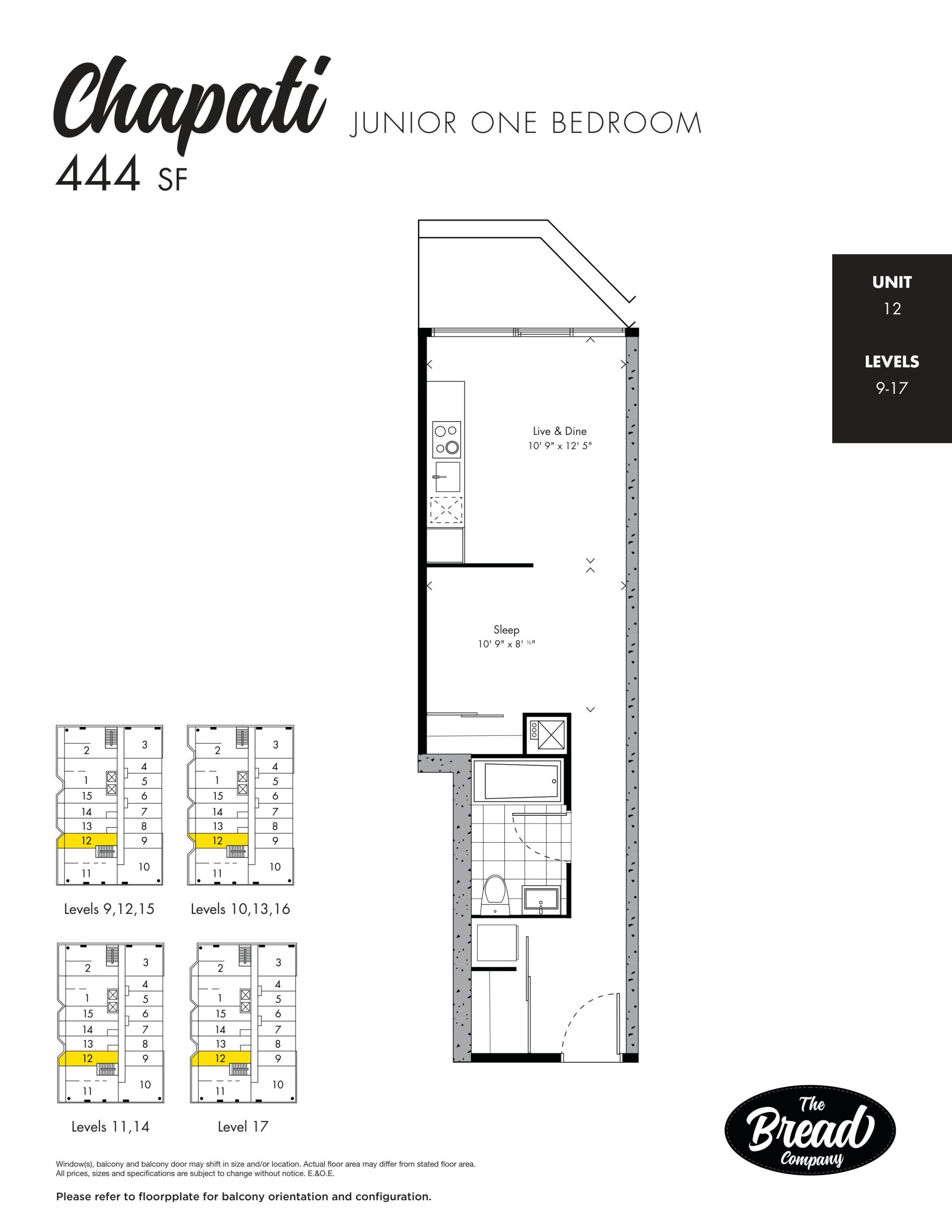 Chapati floor plan