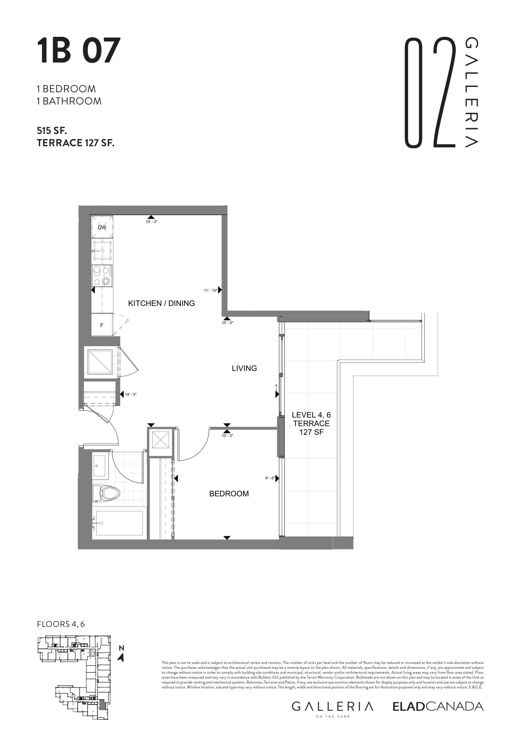 1B 07 floor plan