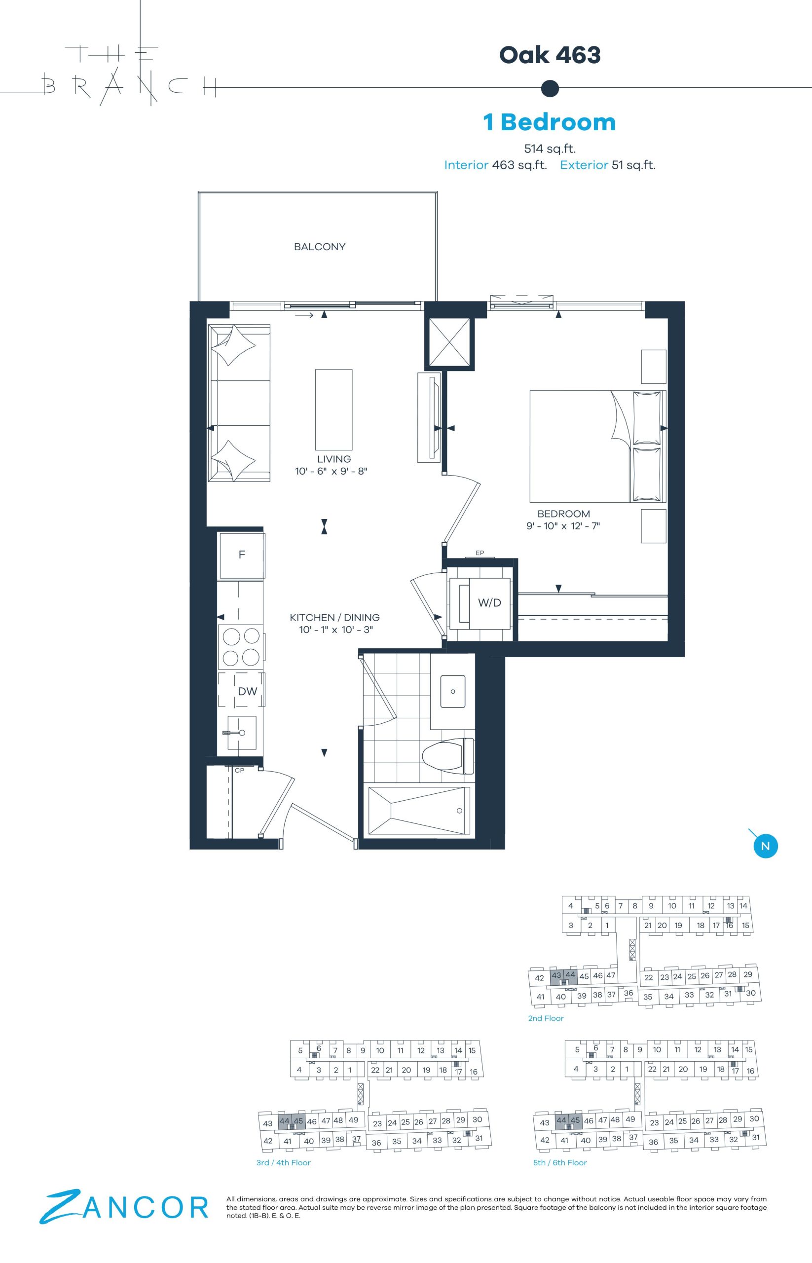 Oak 463 floor plan