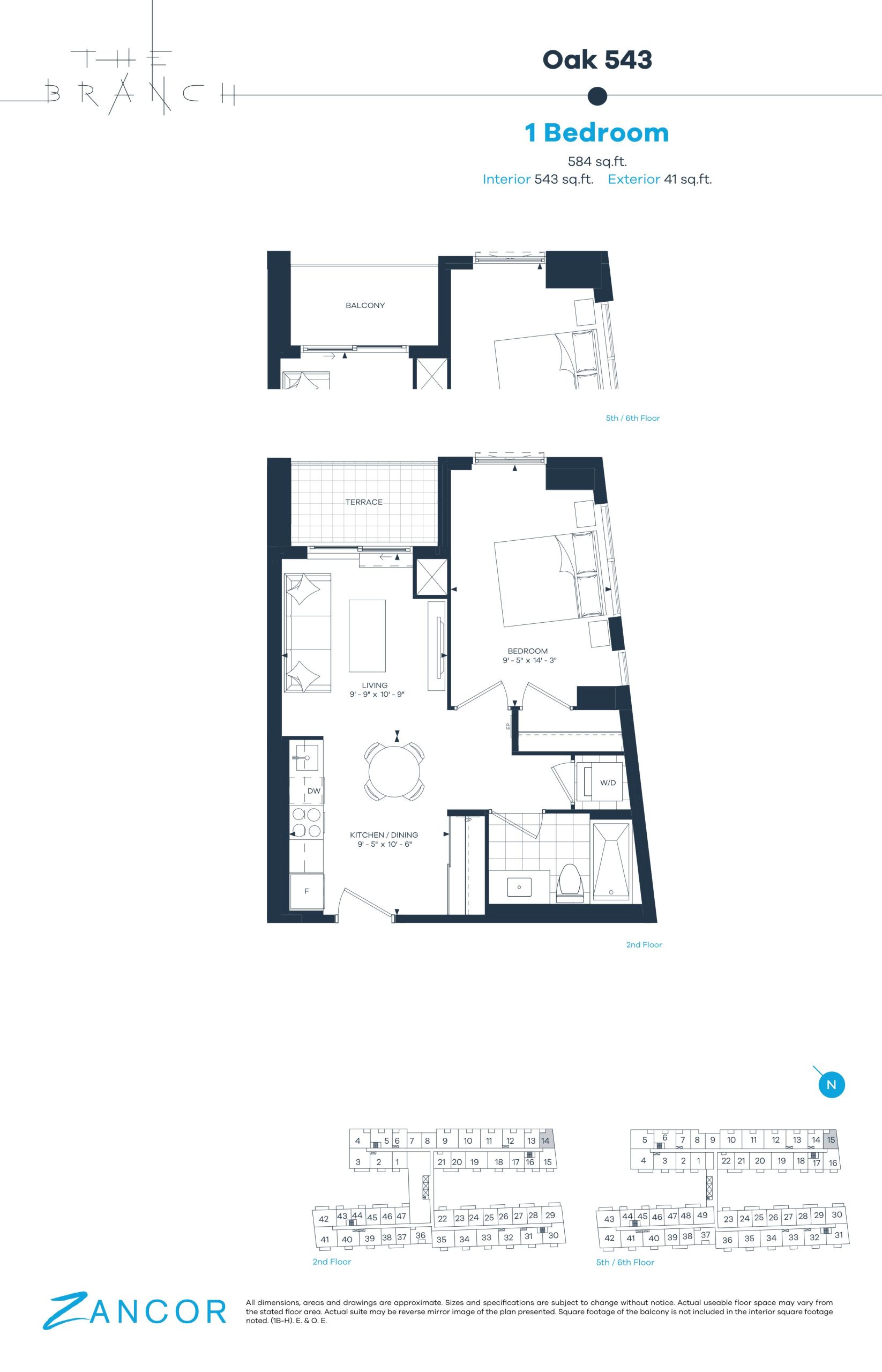 Oak 543 floor plan