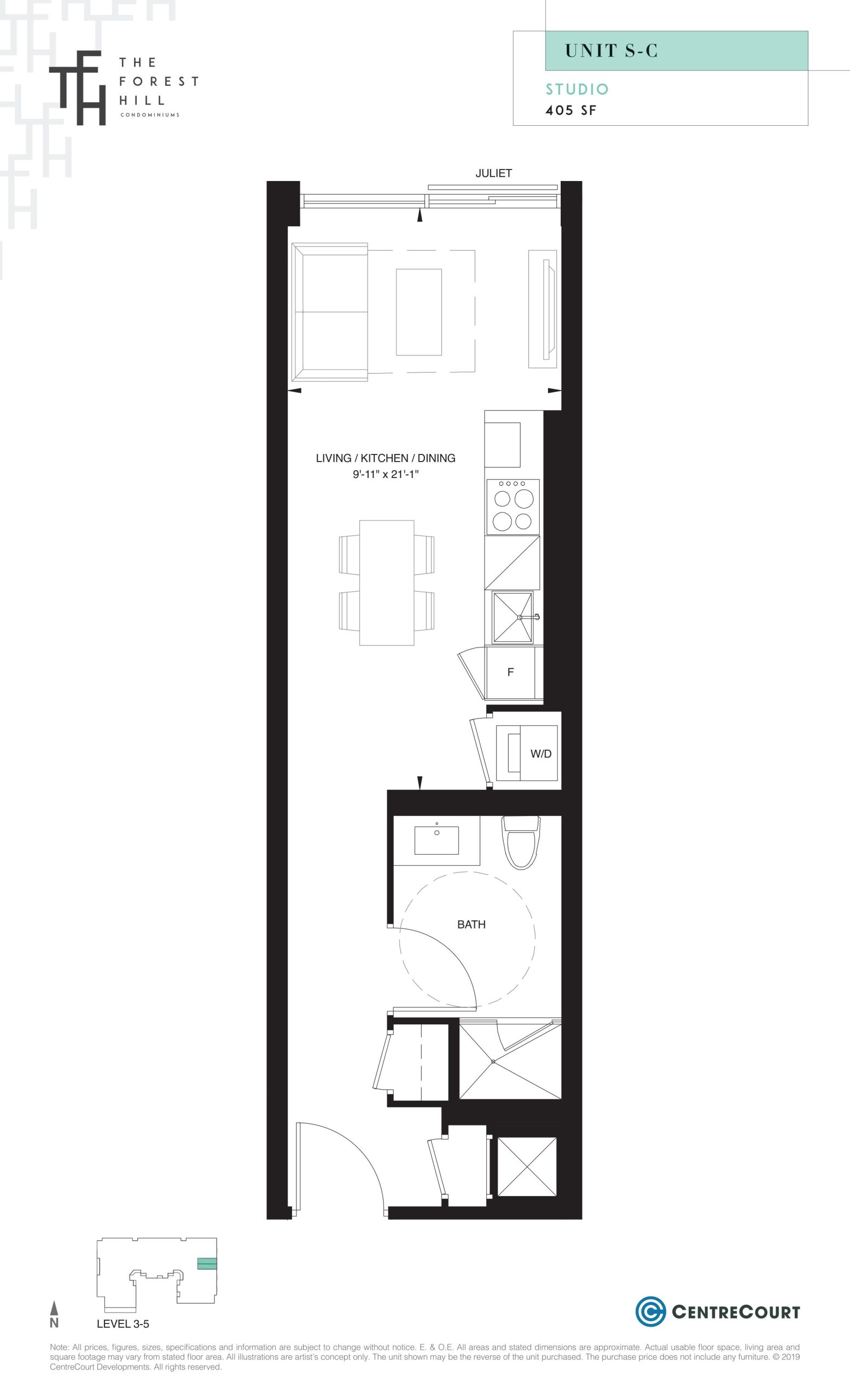 Unit S-C floor plan