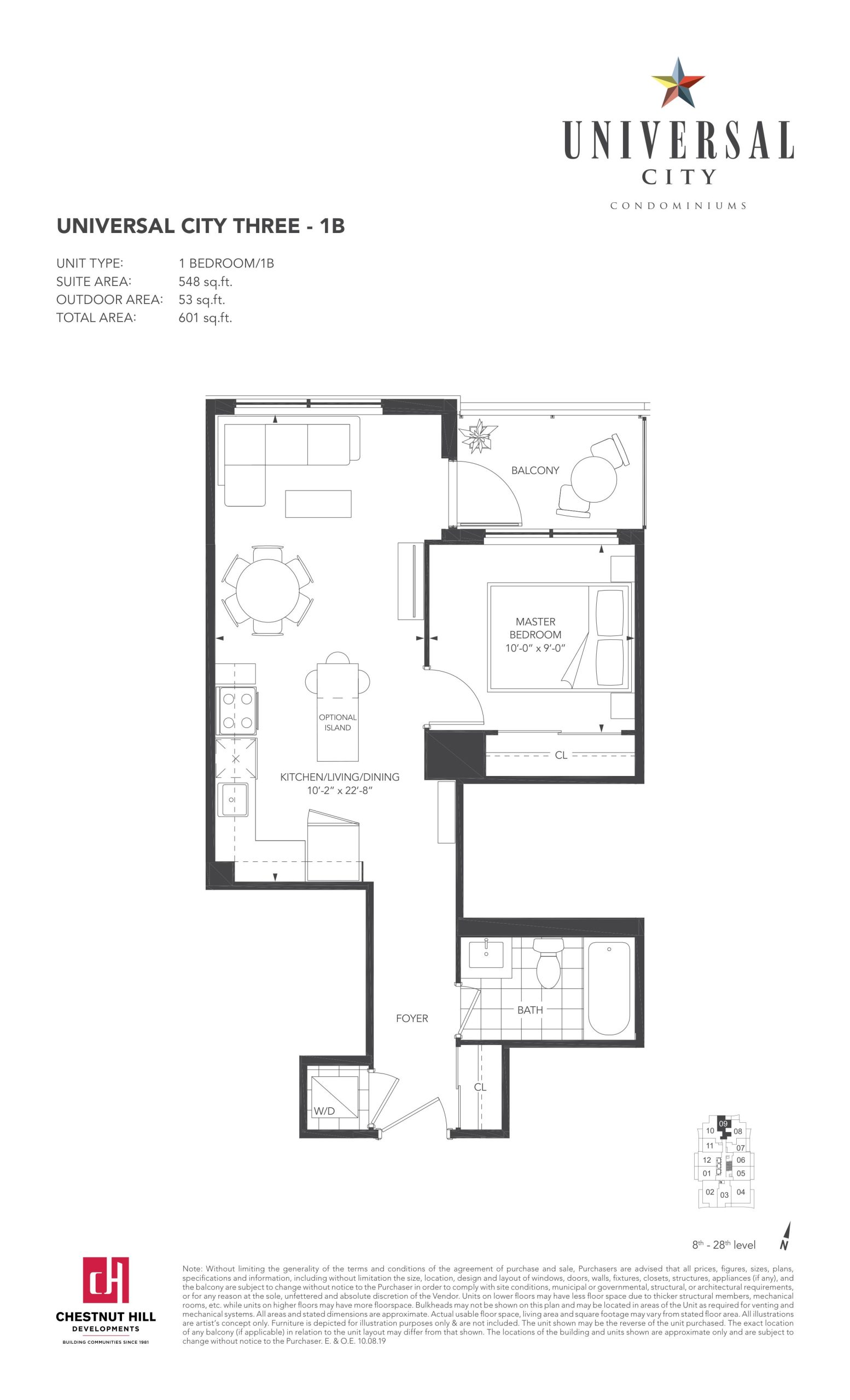 1B floor plan