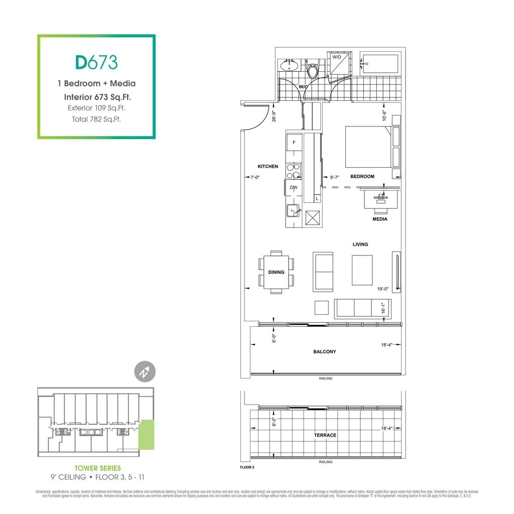 D673 floor plan