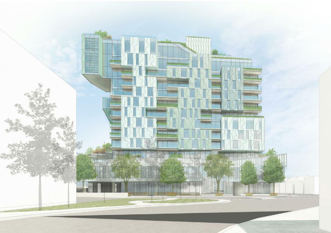 888 Dupont Street in Toronto — rendering 3