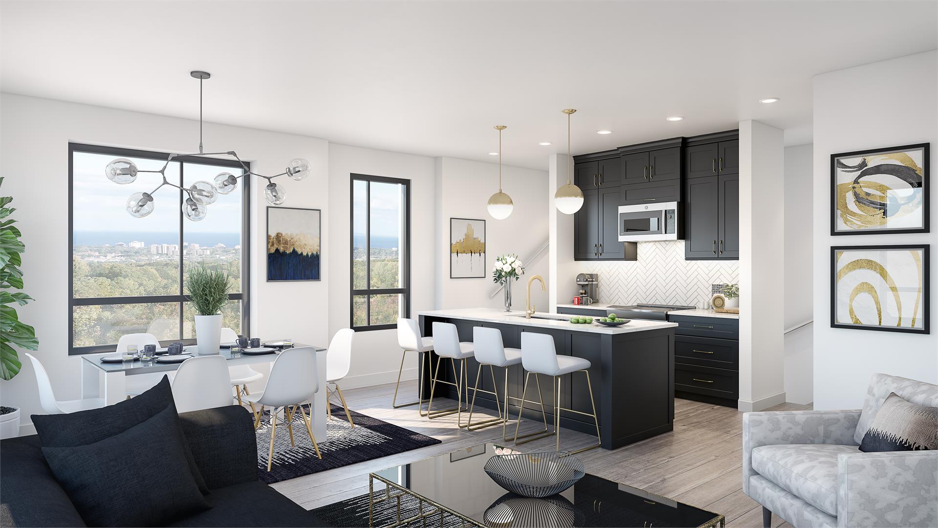 Glendor Towns in Burlington — rendering 4