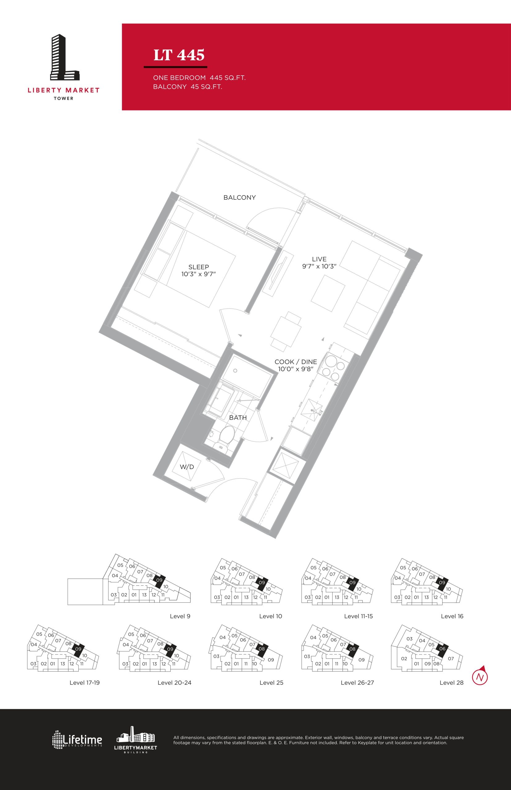 LT 445 floor plan