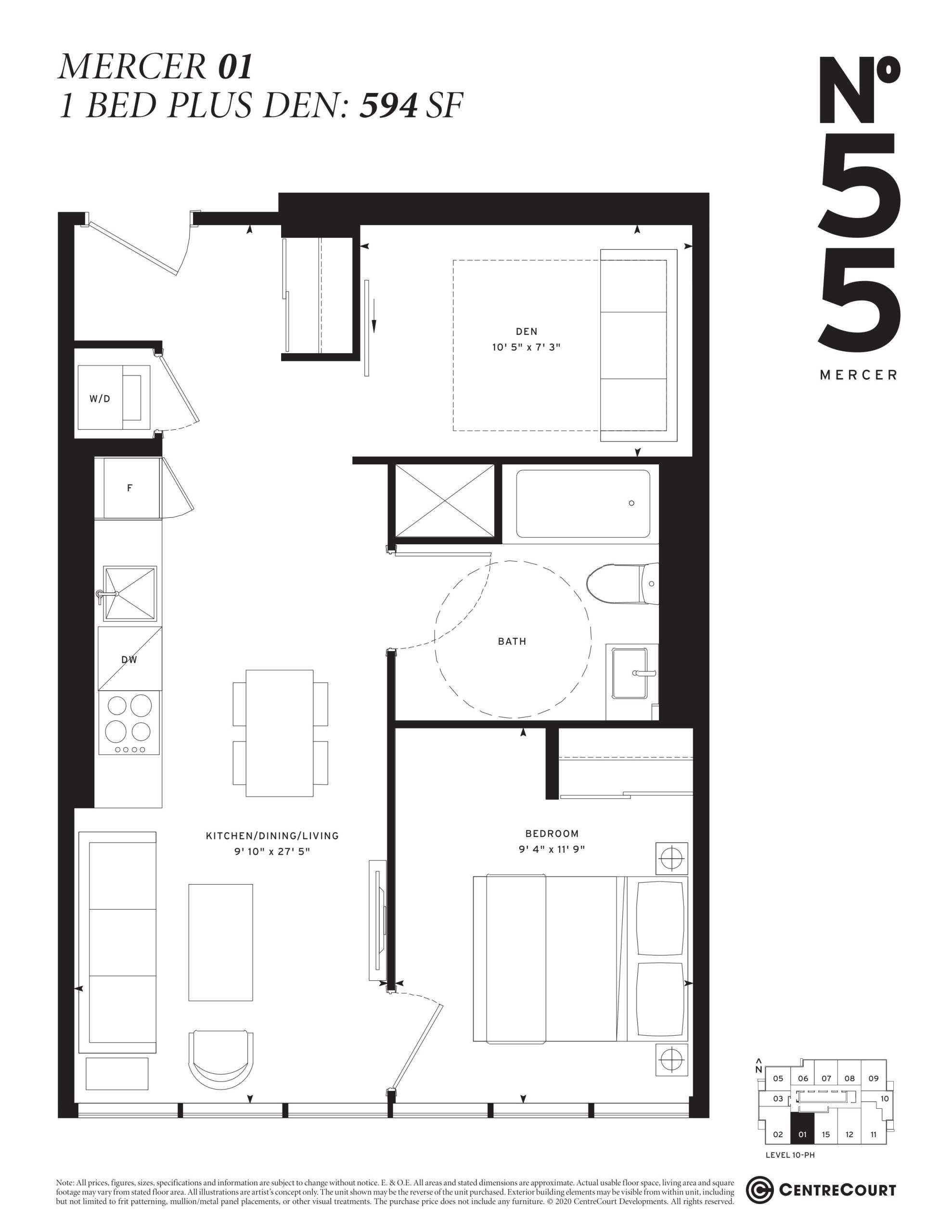 Mercer 01 floor plan