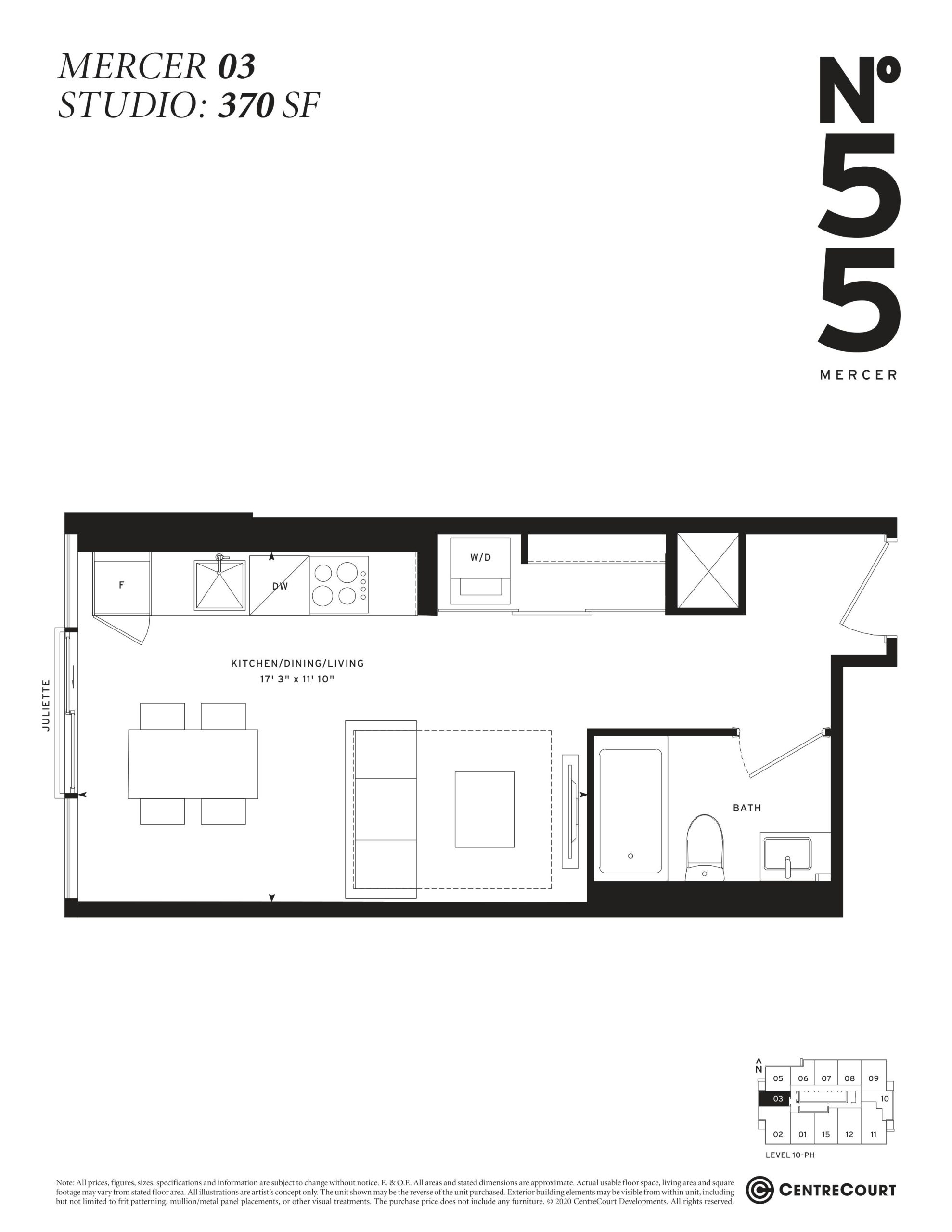 Mercer 03 floor plan