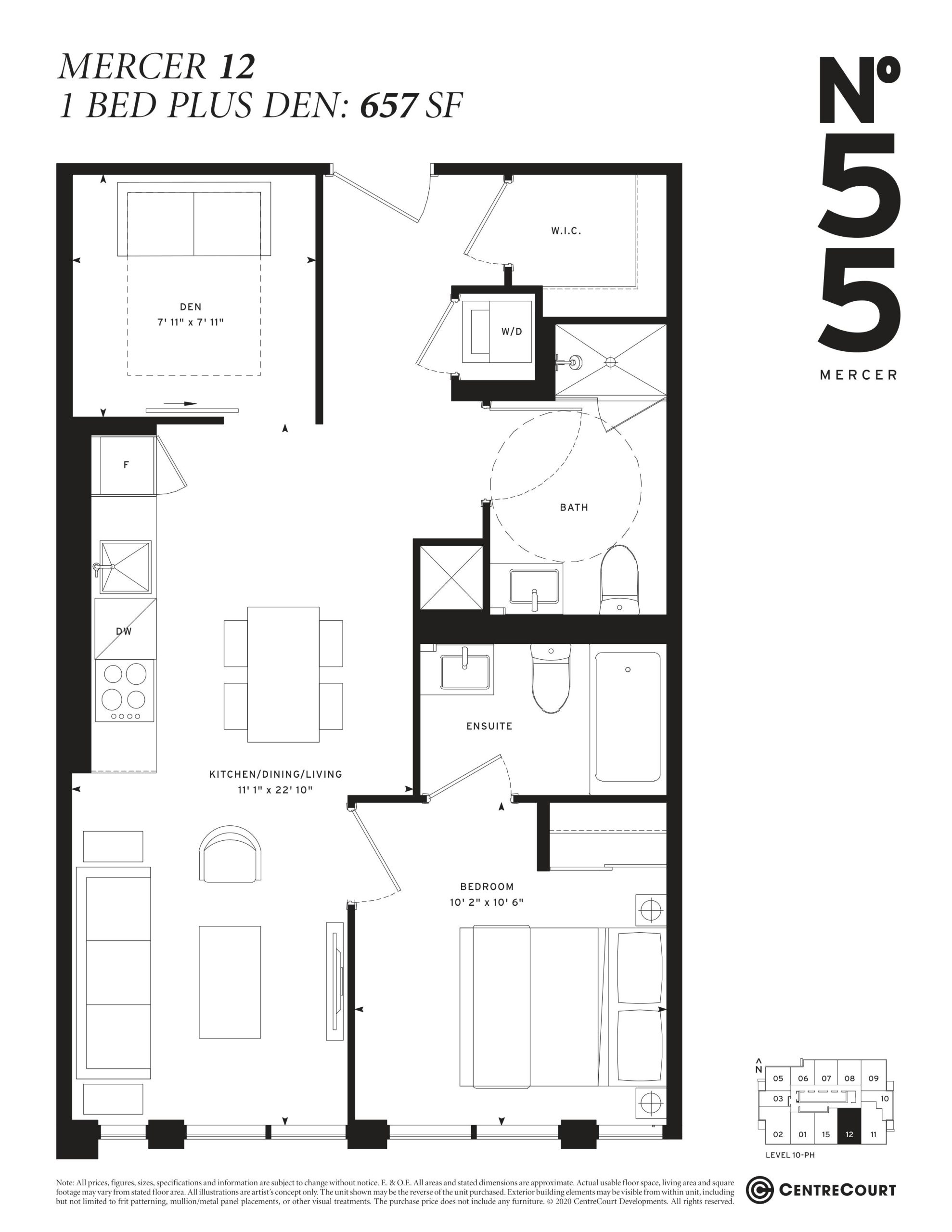 Mercer 12 floor plan