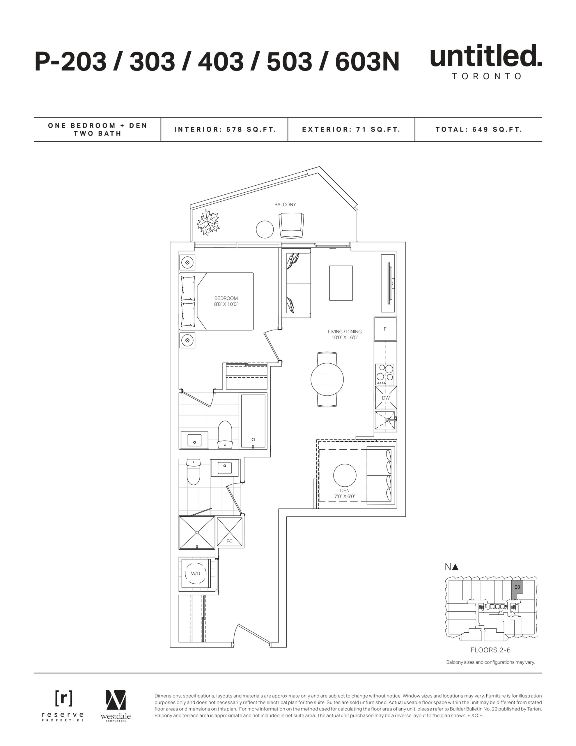 P-203/303/403/503/603N floor plan