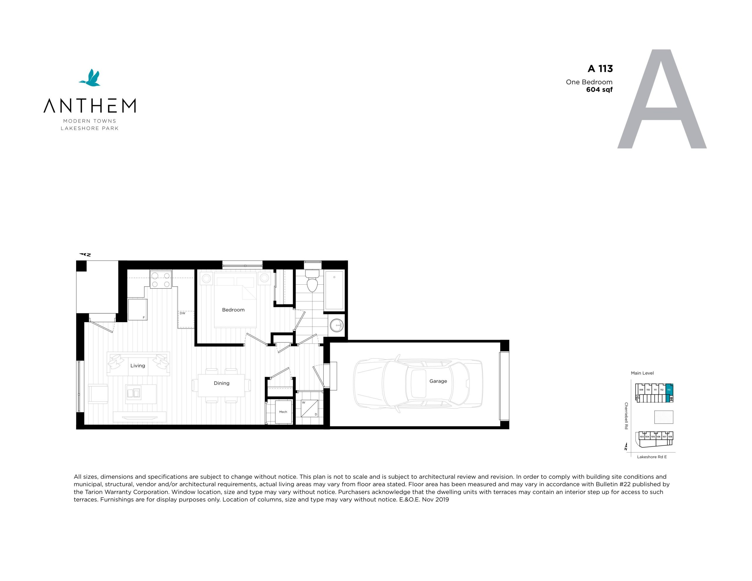 A113 floor plan