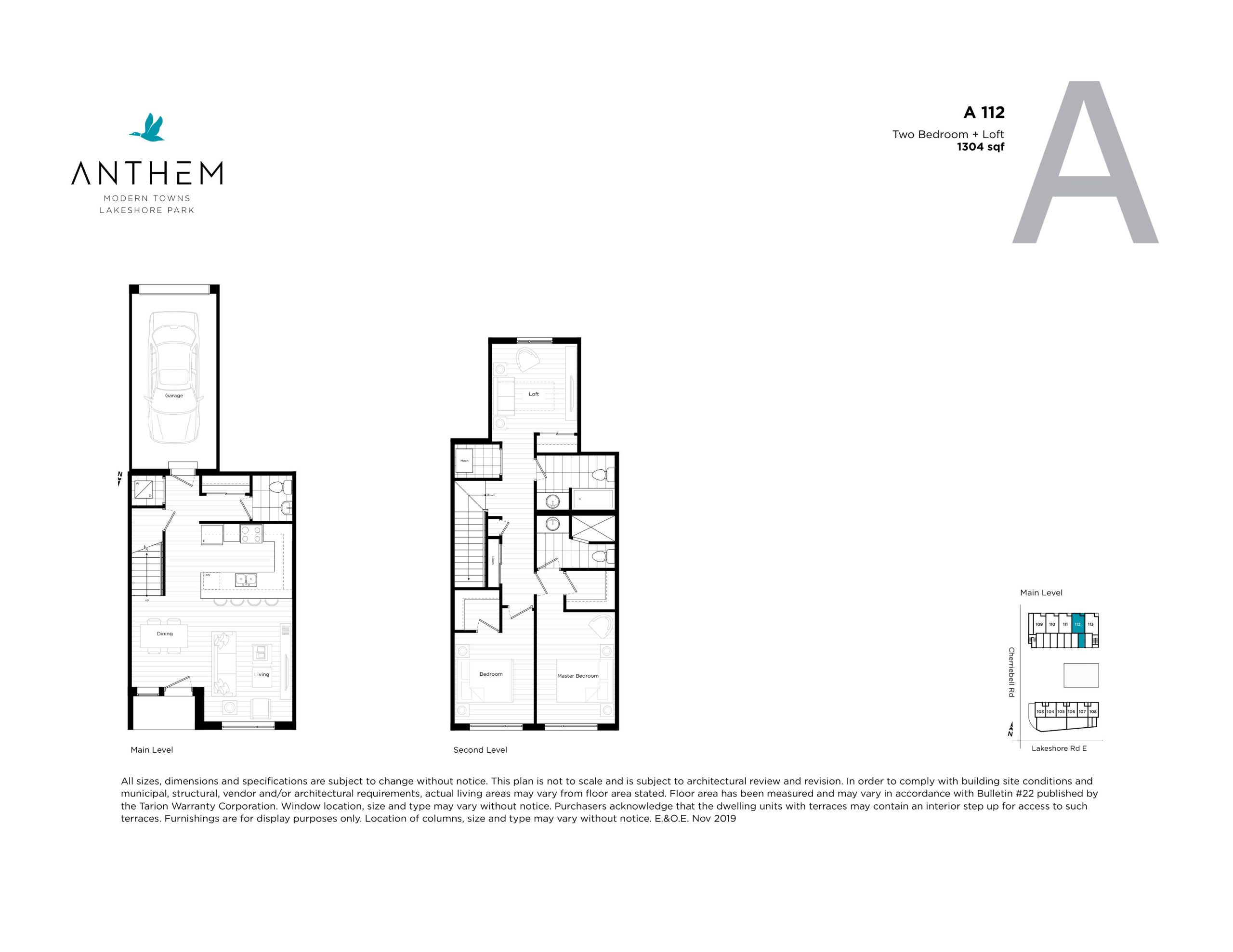 A112 floor plan