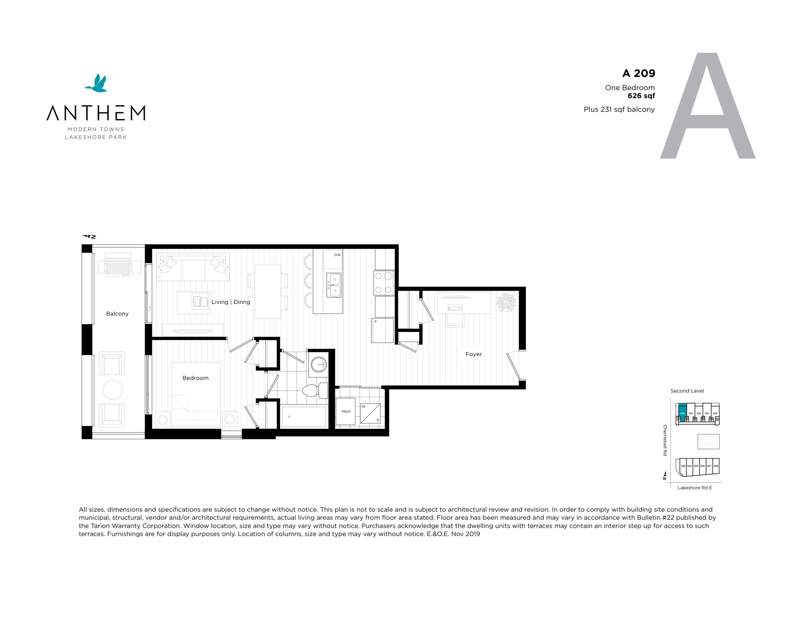 A209 floor plan