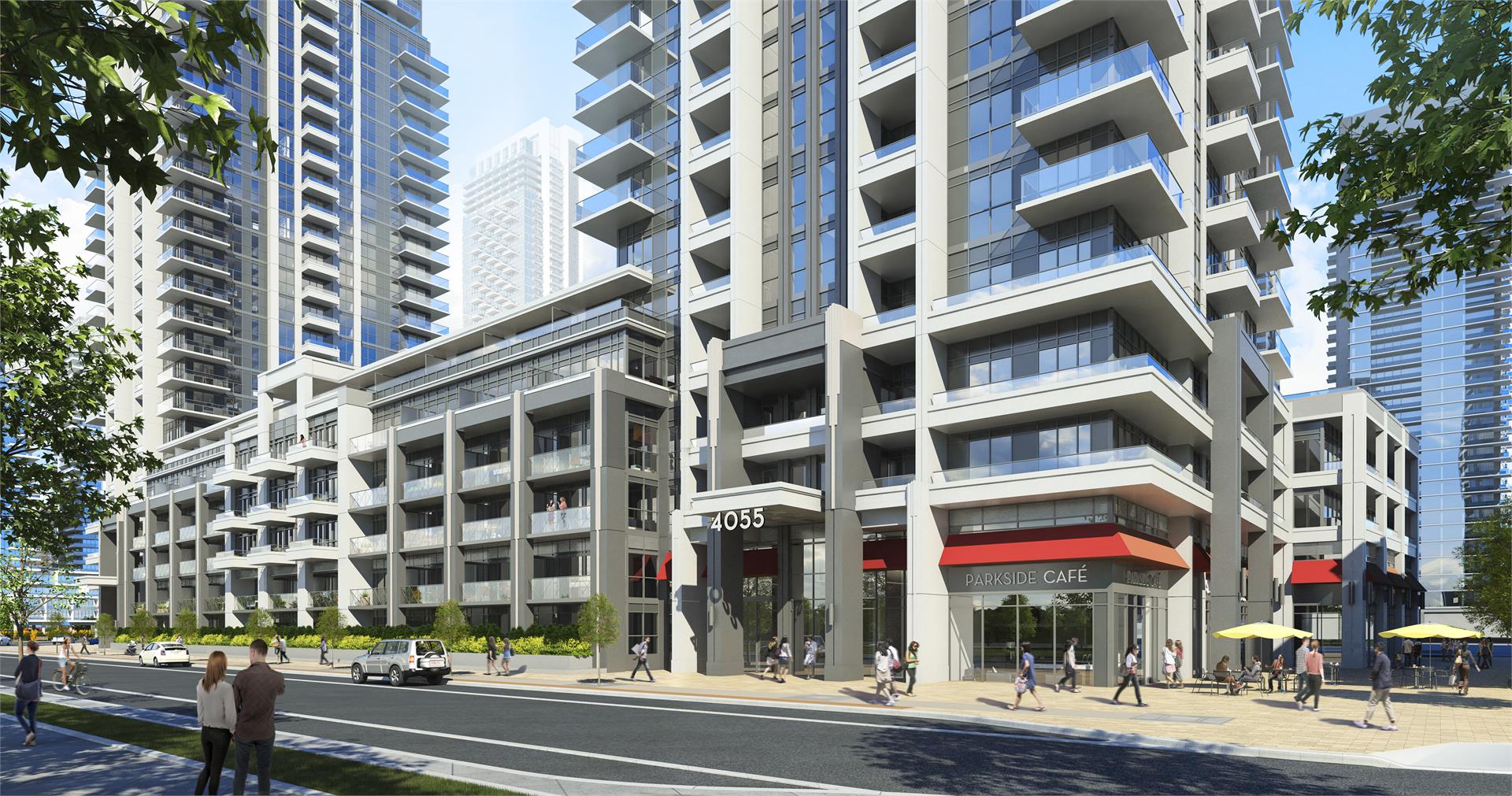 Block Nine in Mississauga — rendering 3