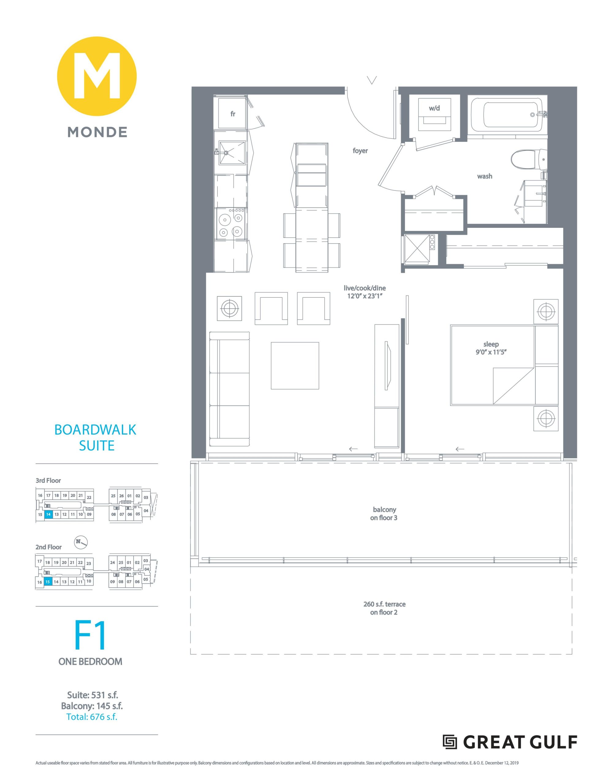 F1 floor plan