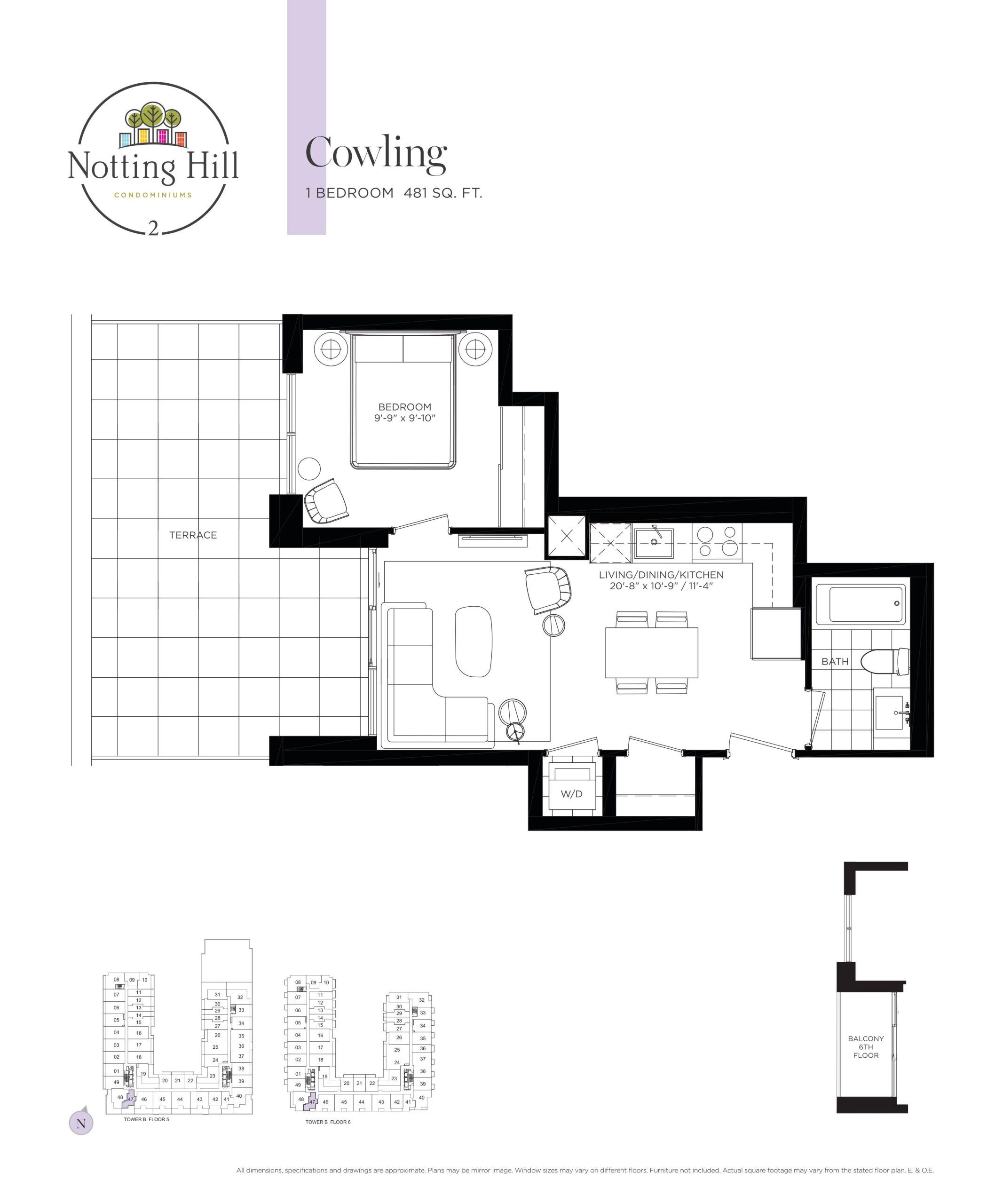 Cowling floor plan