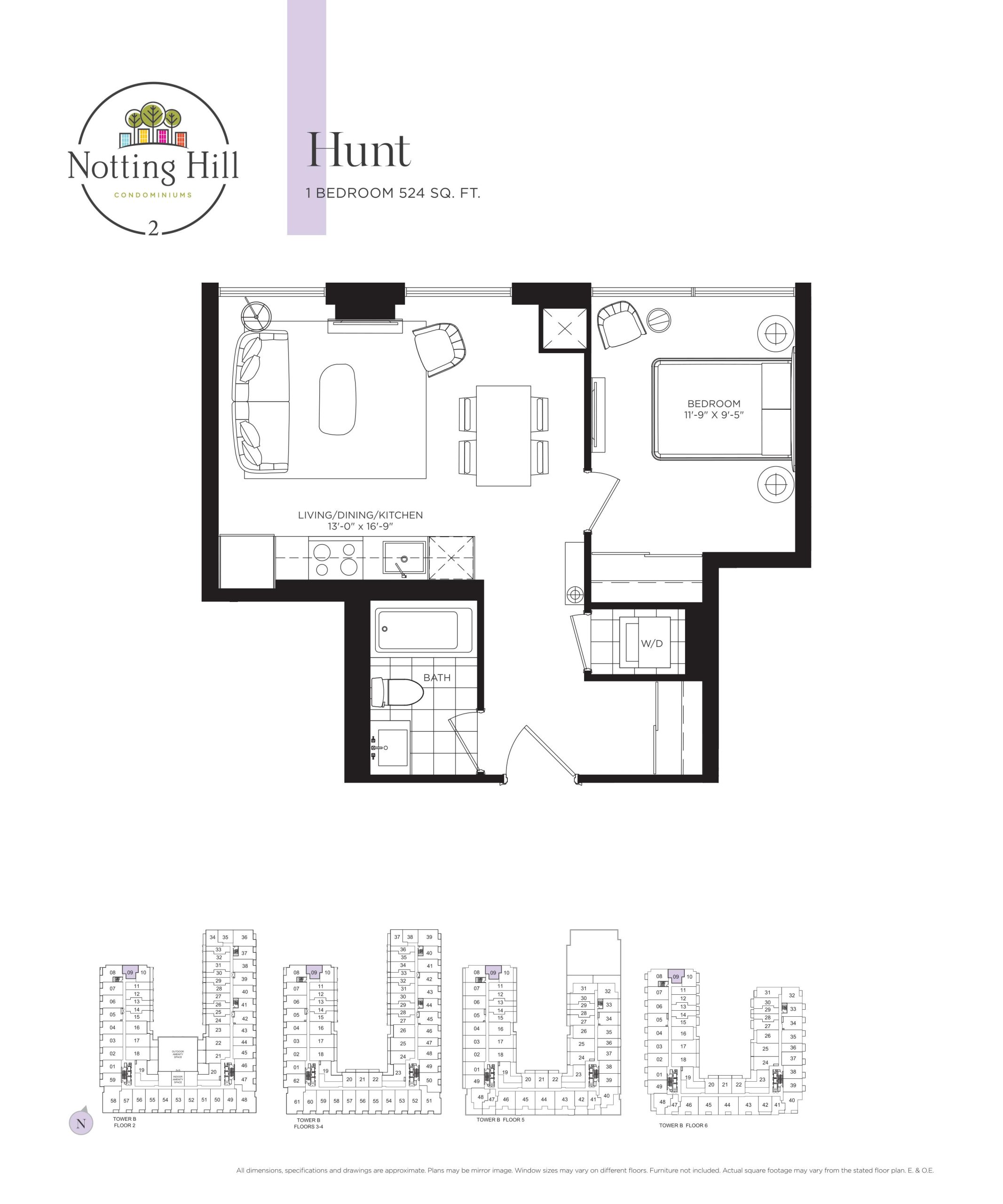 Hunt floor plan