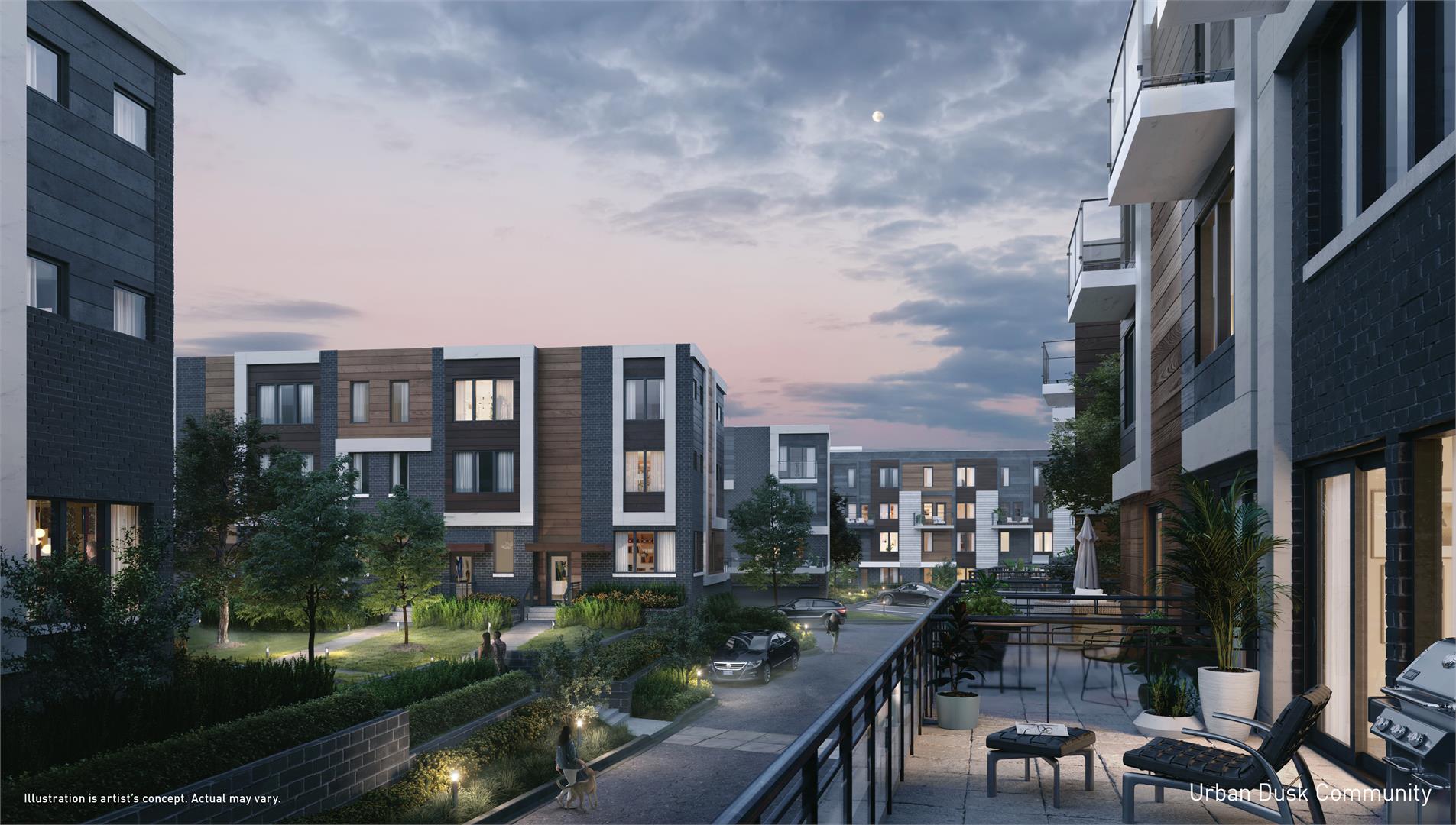 Parkside Towns at Saturday in Toronto — rendering 2
