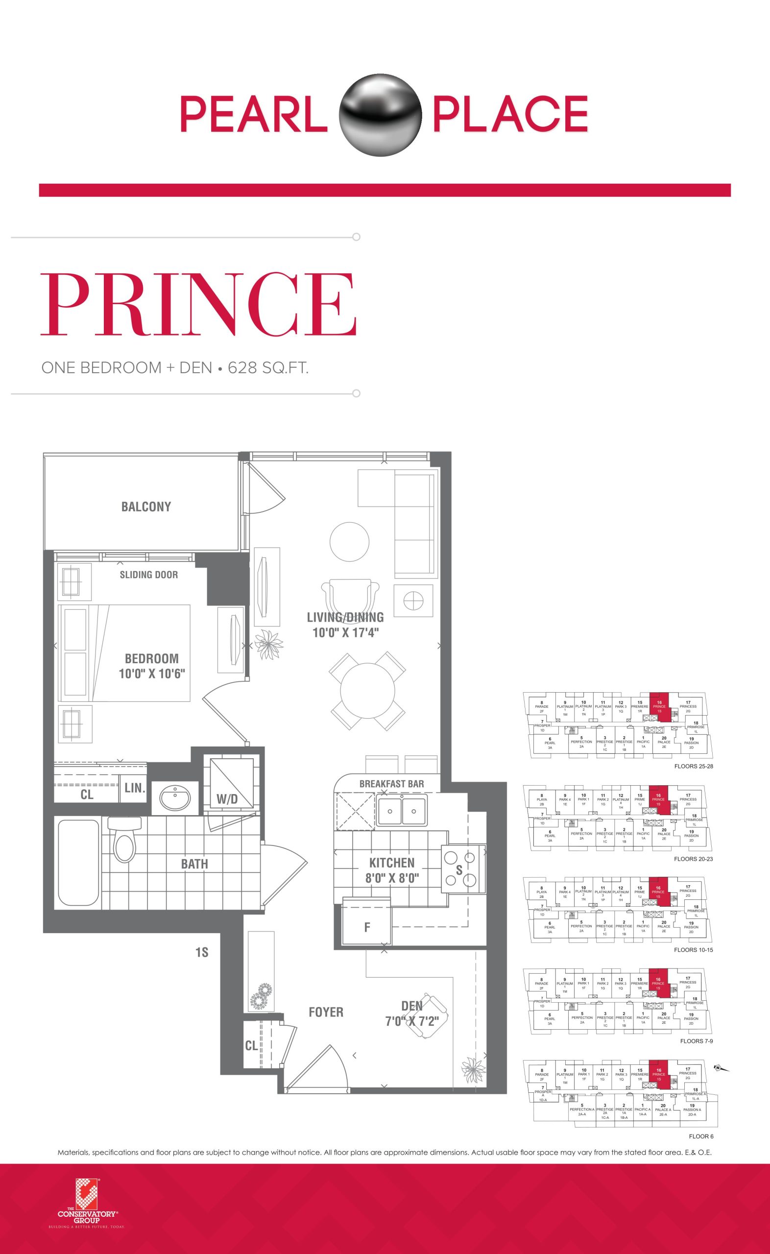 Prince floor plan
