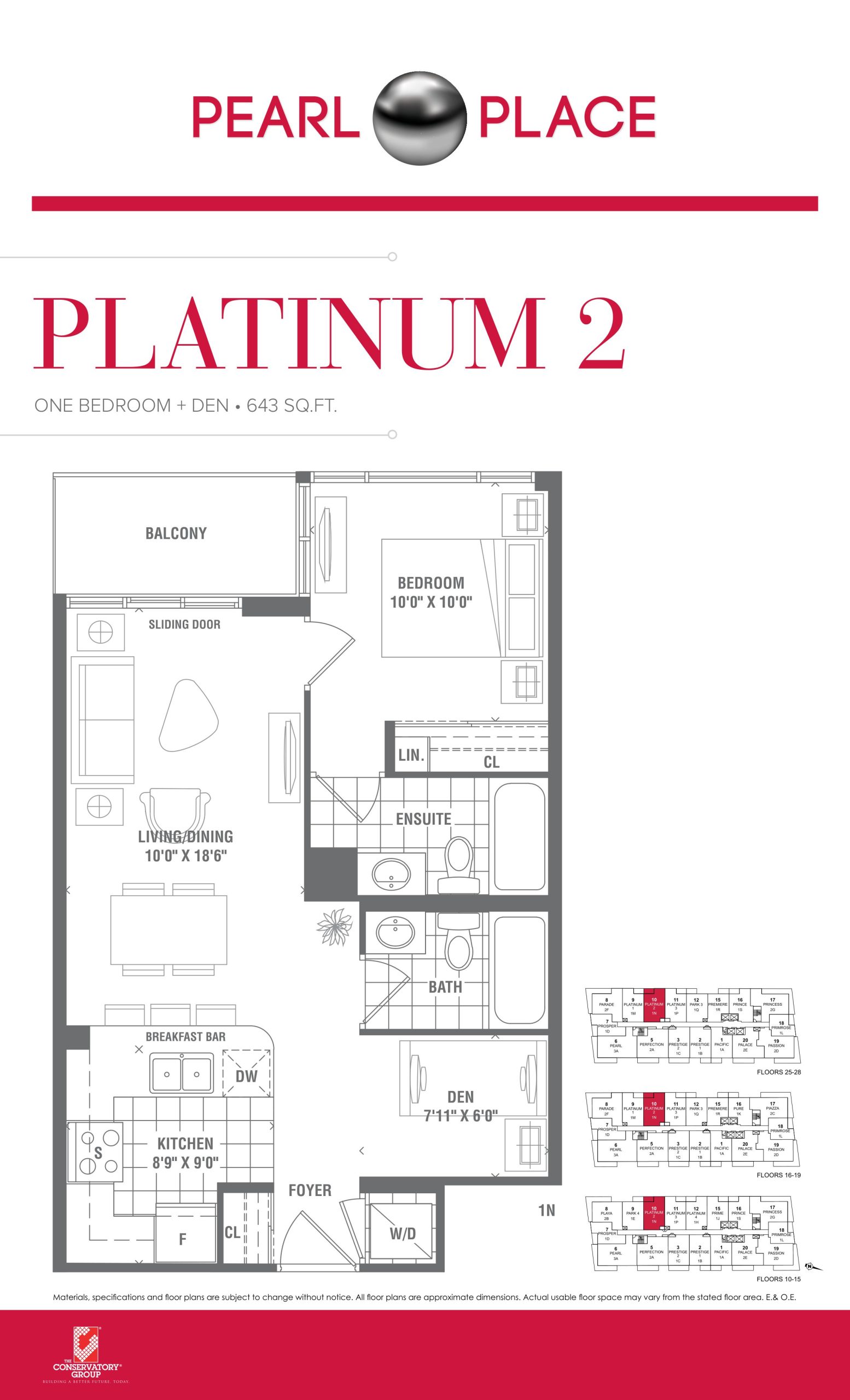 Platinum 2 floor plan