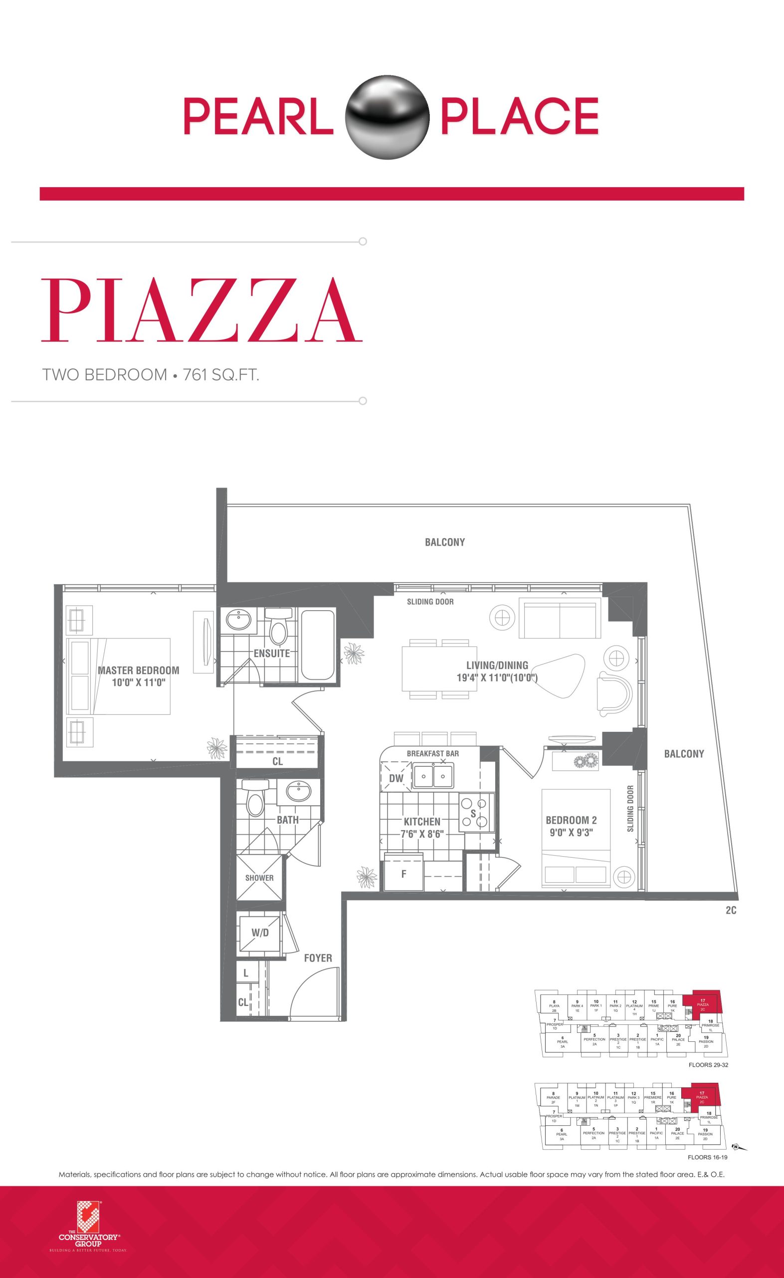 Piazza floor plan
