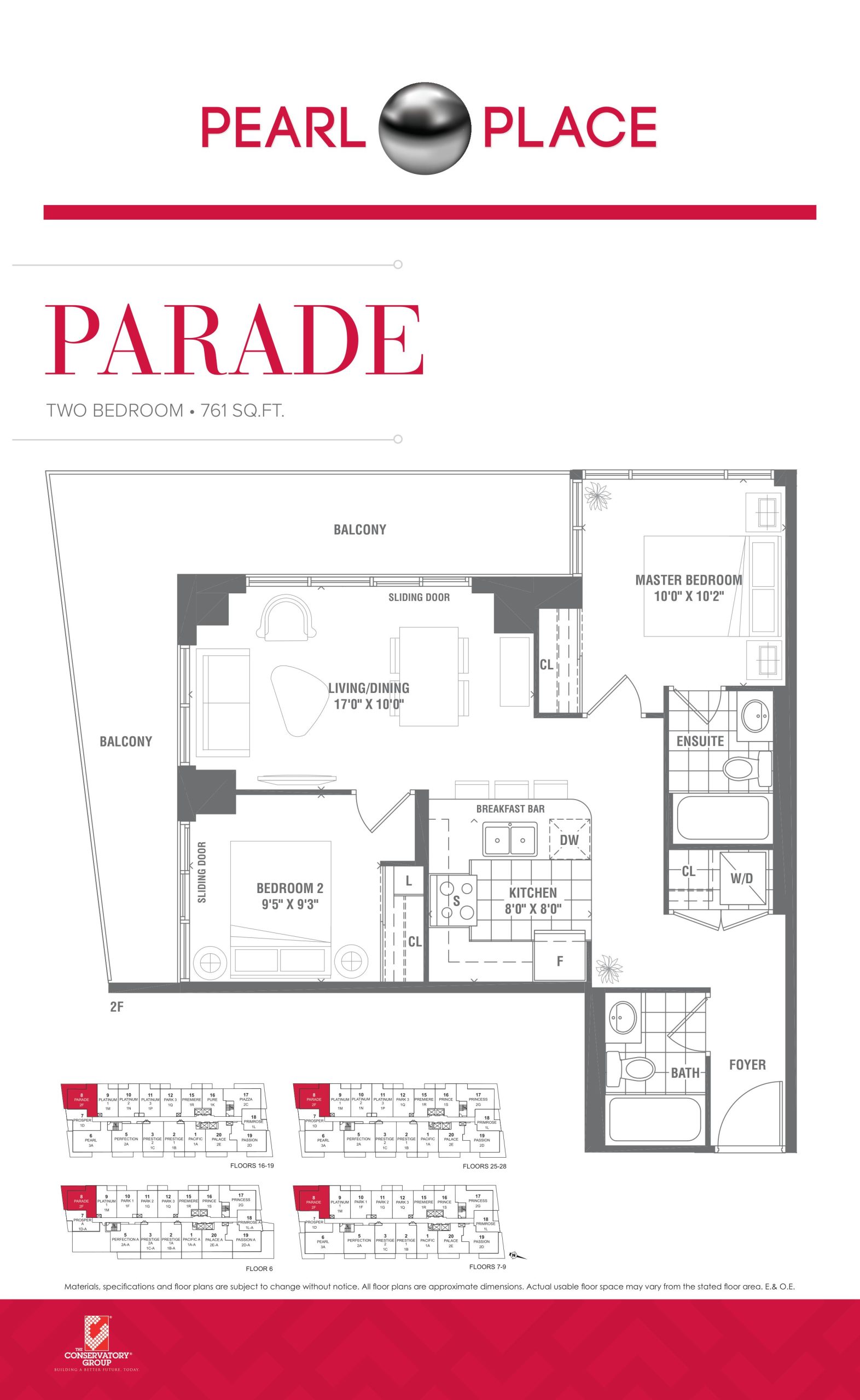 Parade floor plan