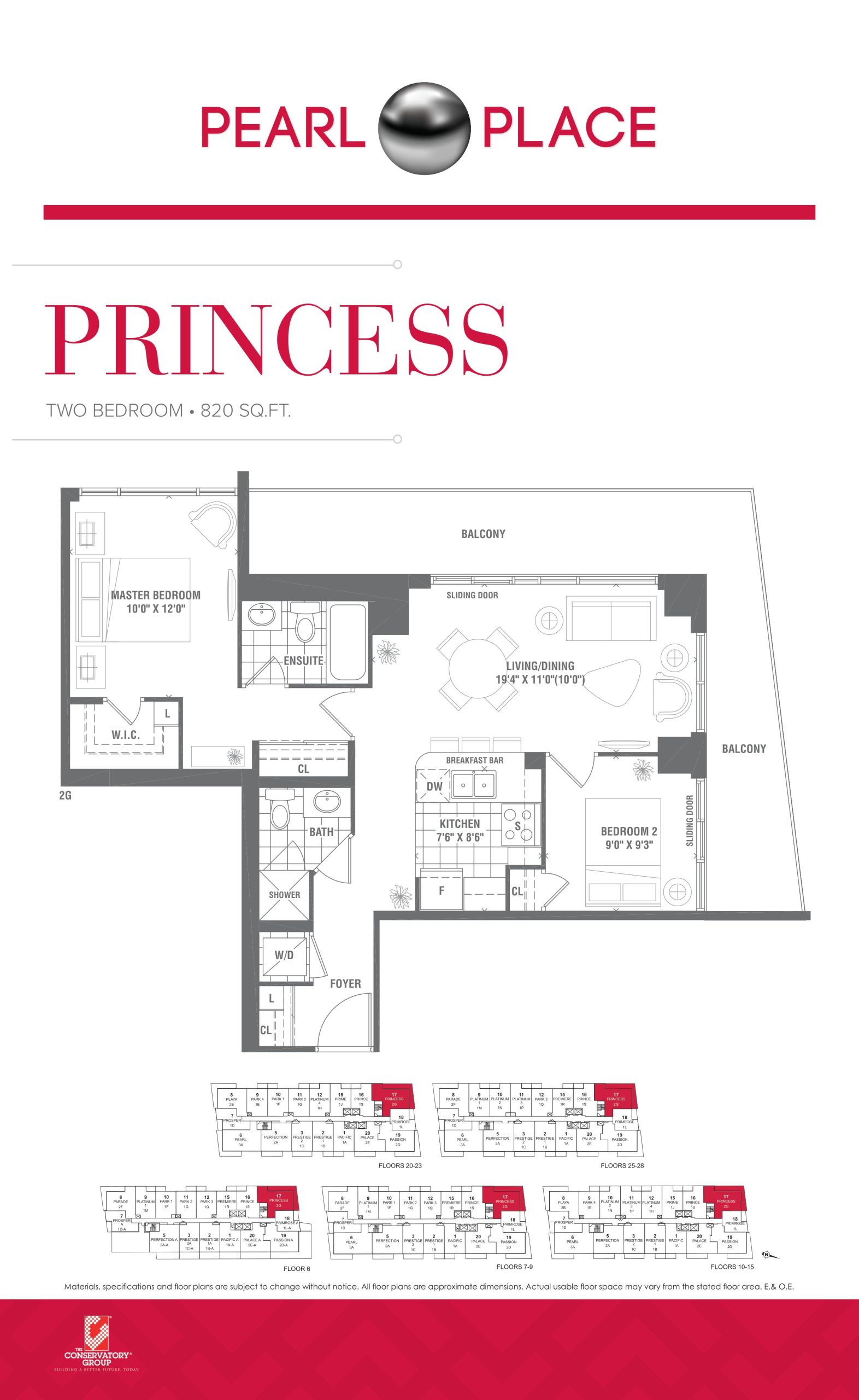 Princess floor plan