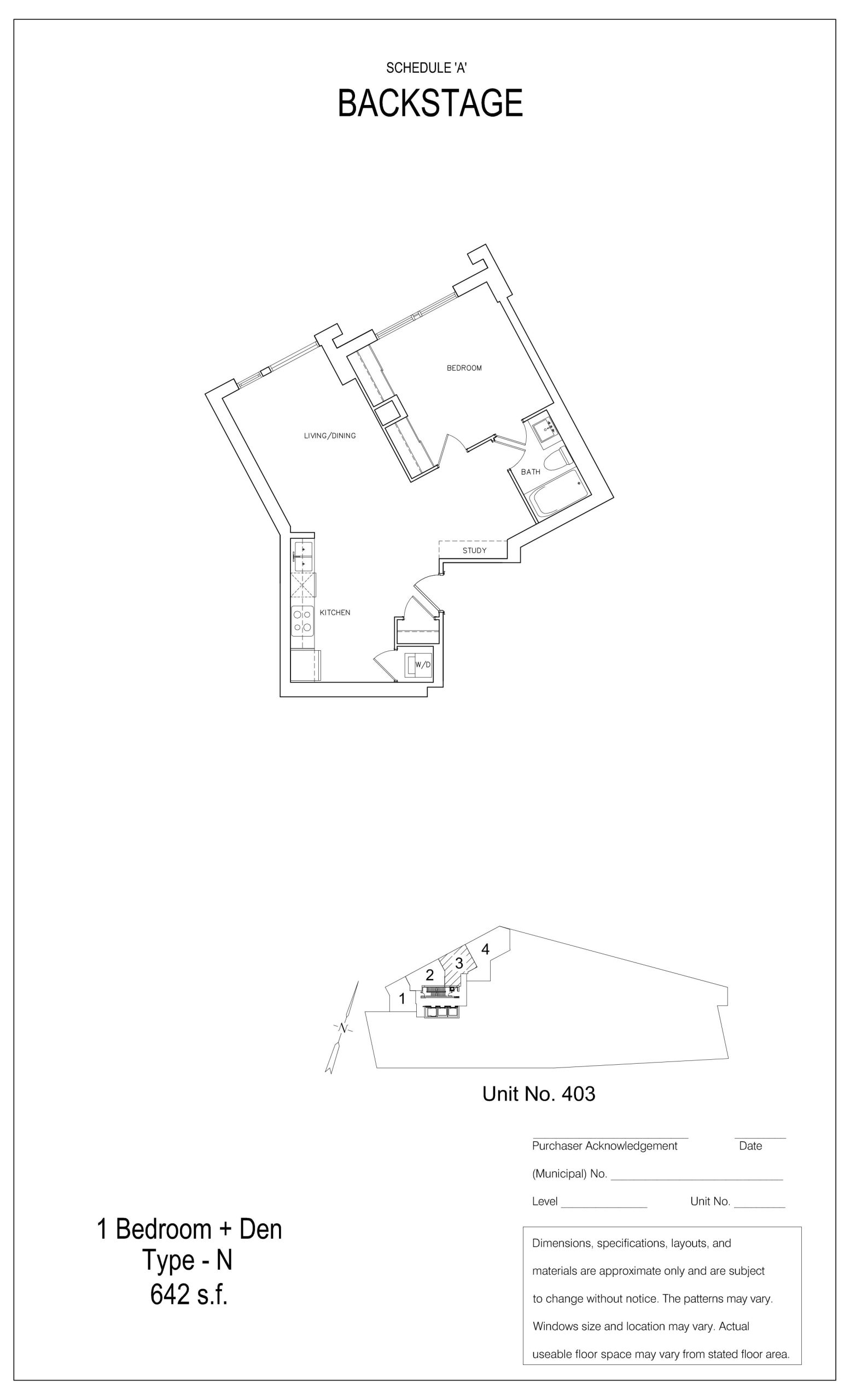 N floor plan