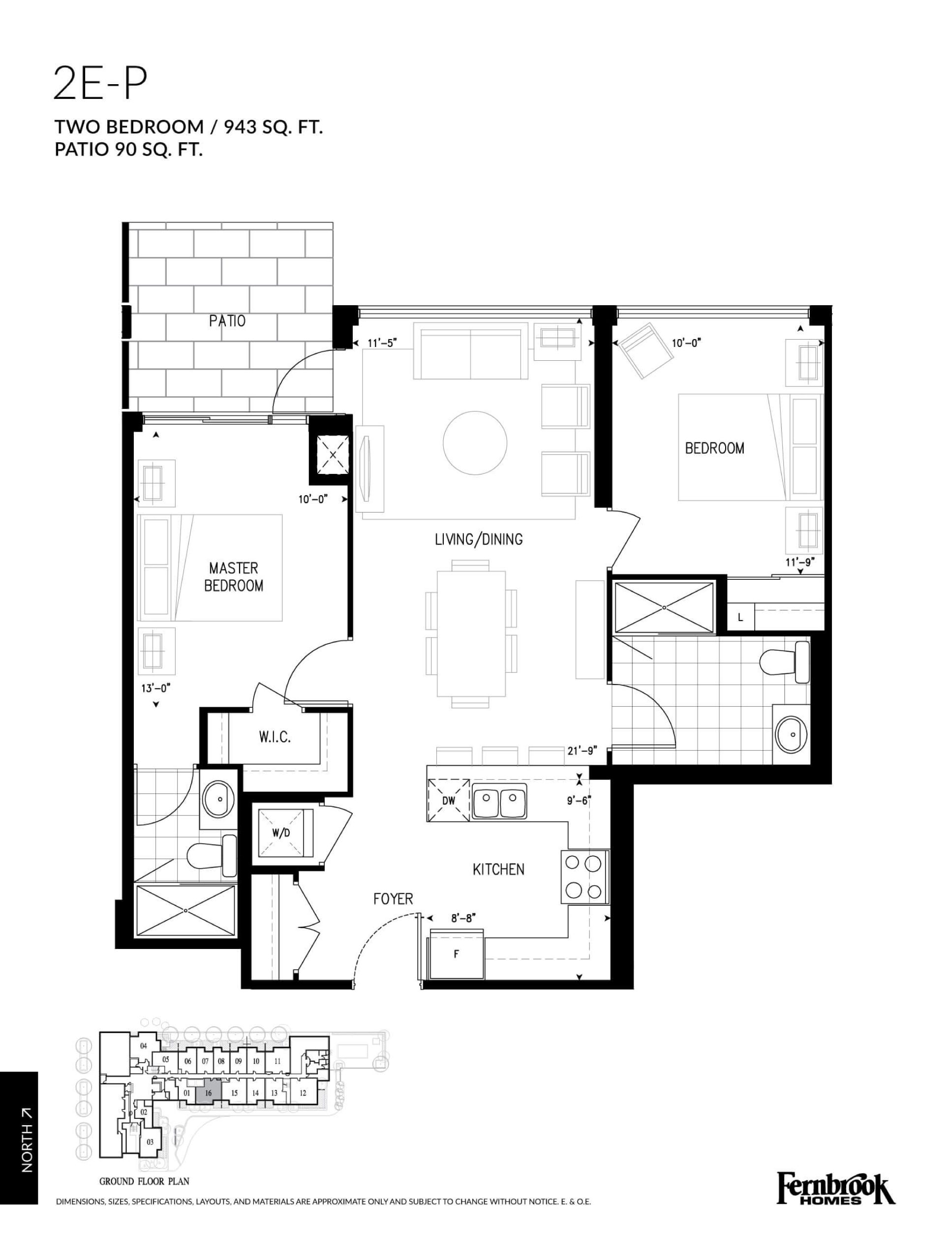 2E-P floor plan