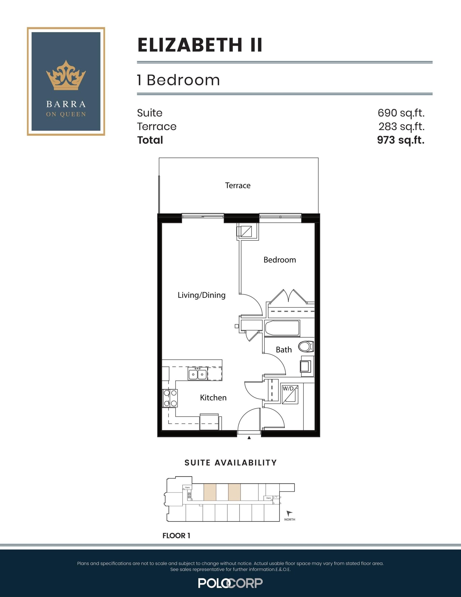 Elizabeth II (Terrace) floor plan