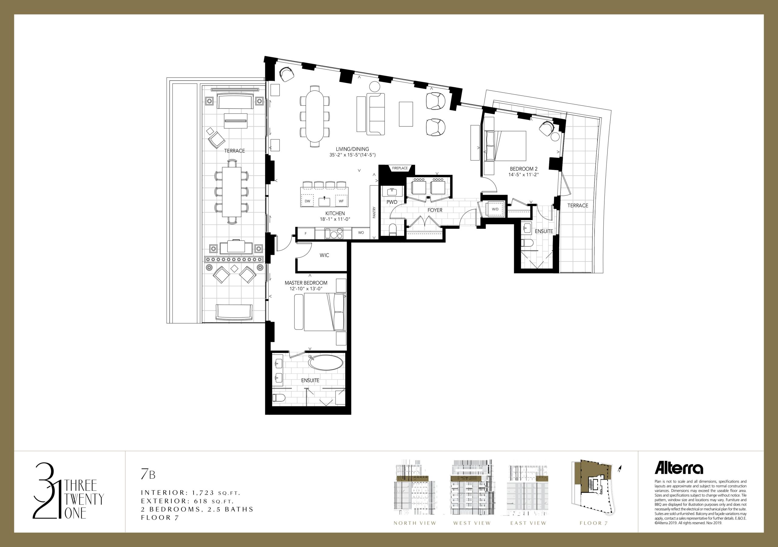 7B floor plan