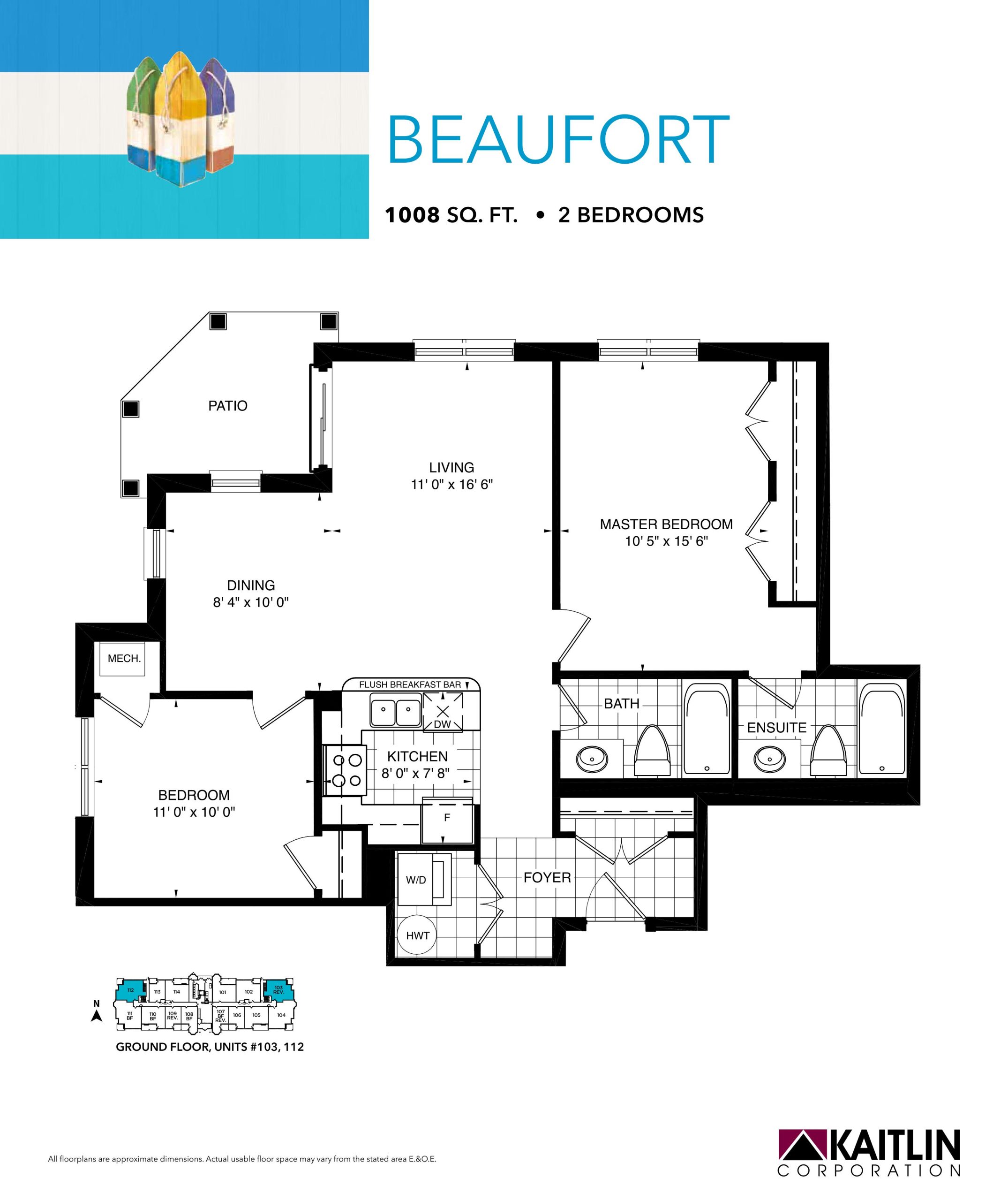 Beaufort floor plan