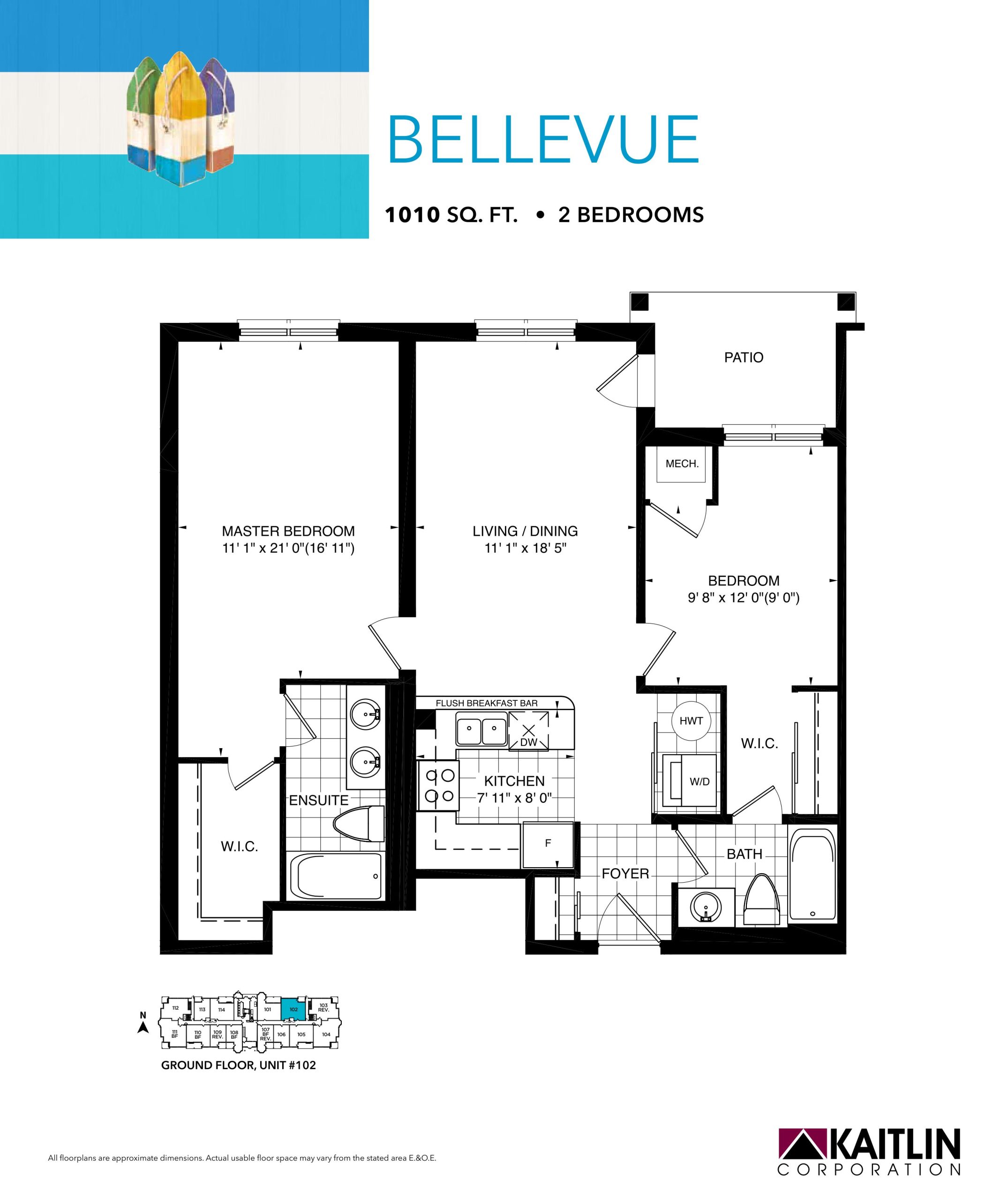 Bellevue floor plan