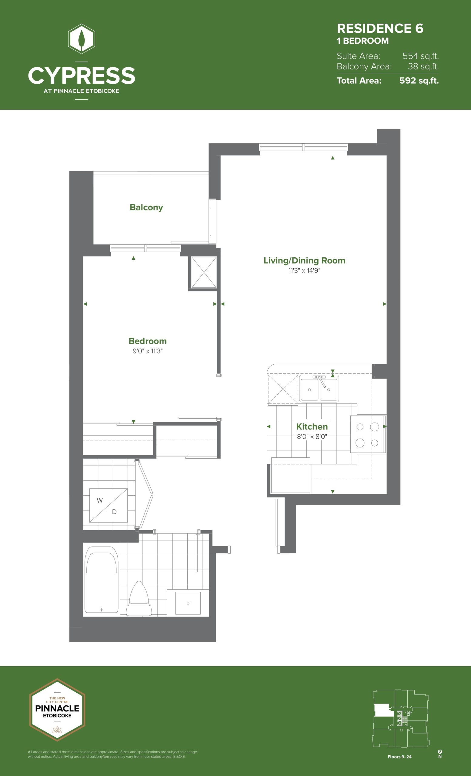 Residence 6 (Tower) floor plan