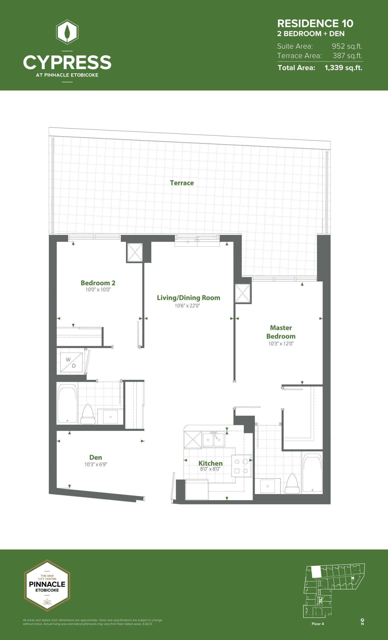 Residence 10 (Tower) floor plan