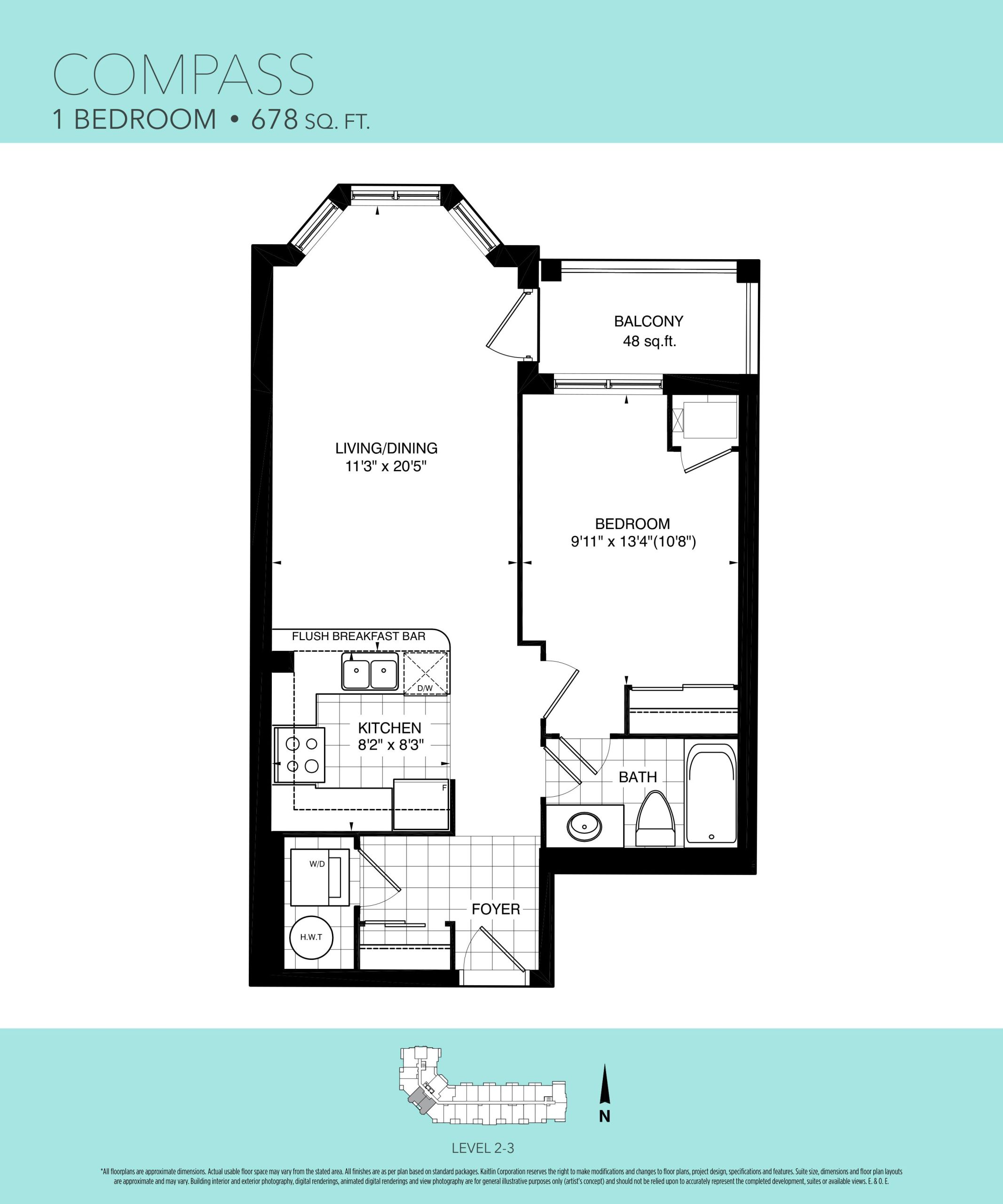 Compass floor plan