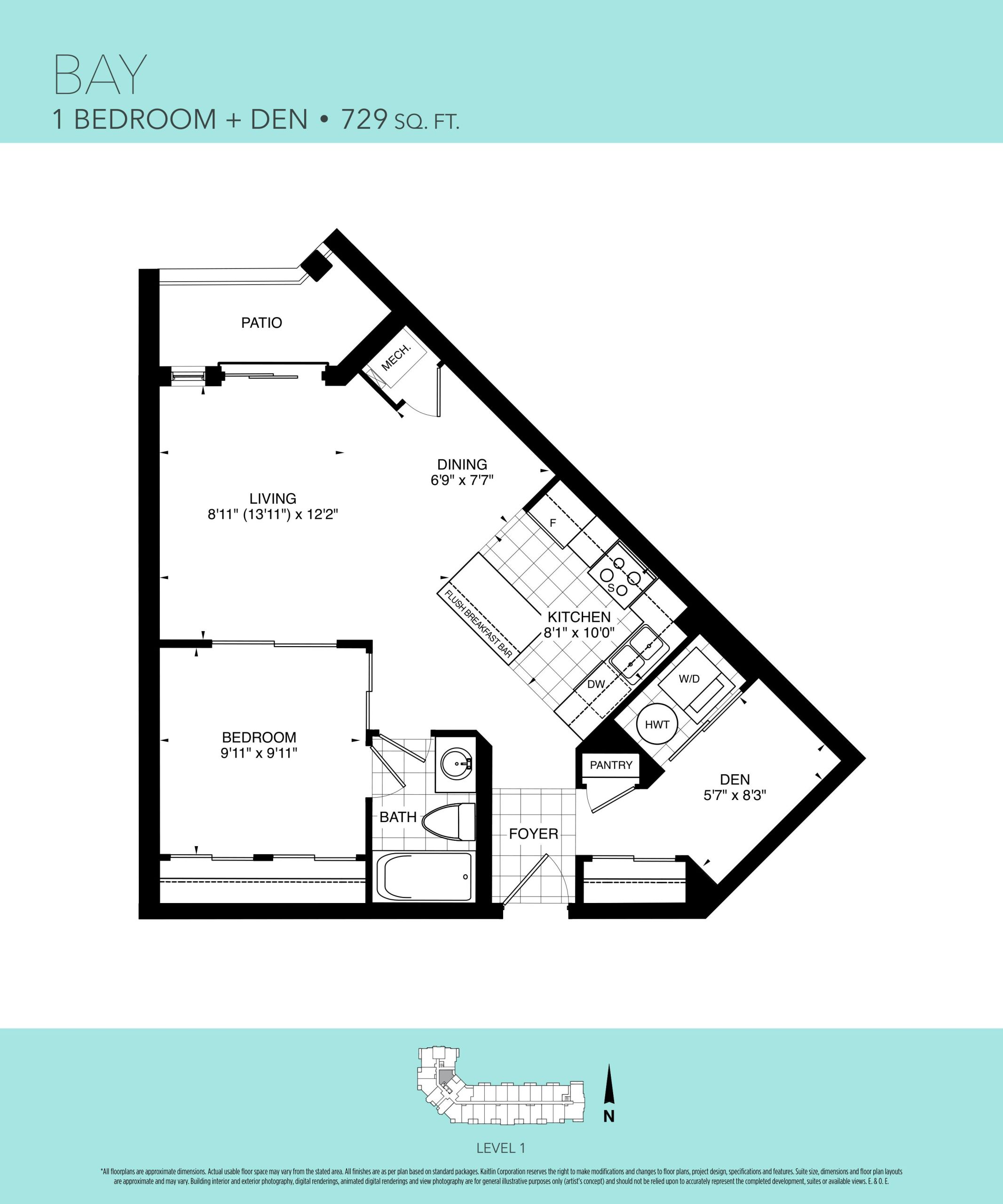 Bay floor plan