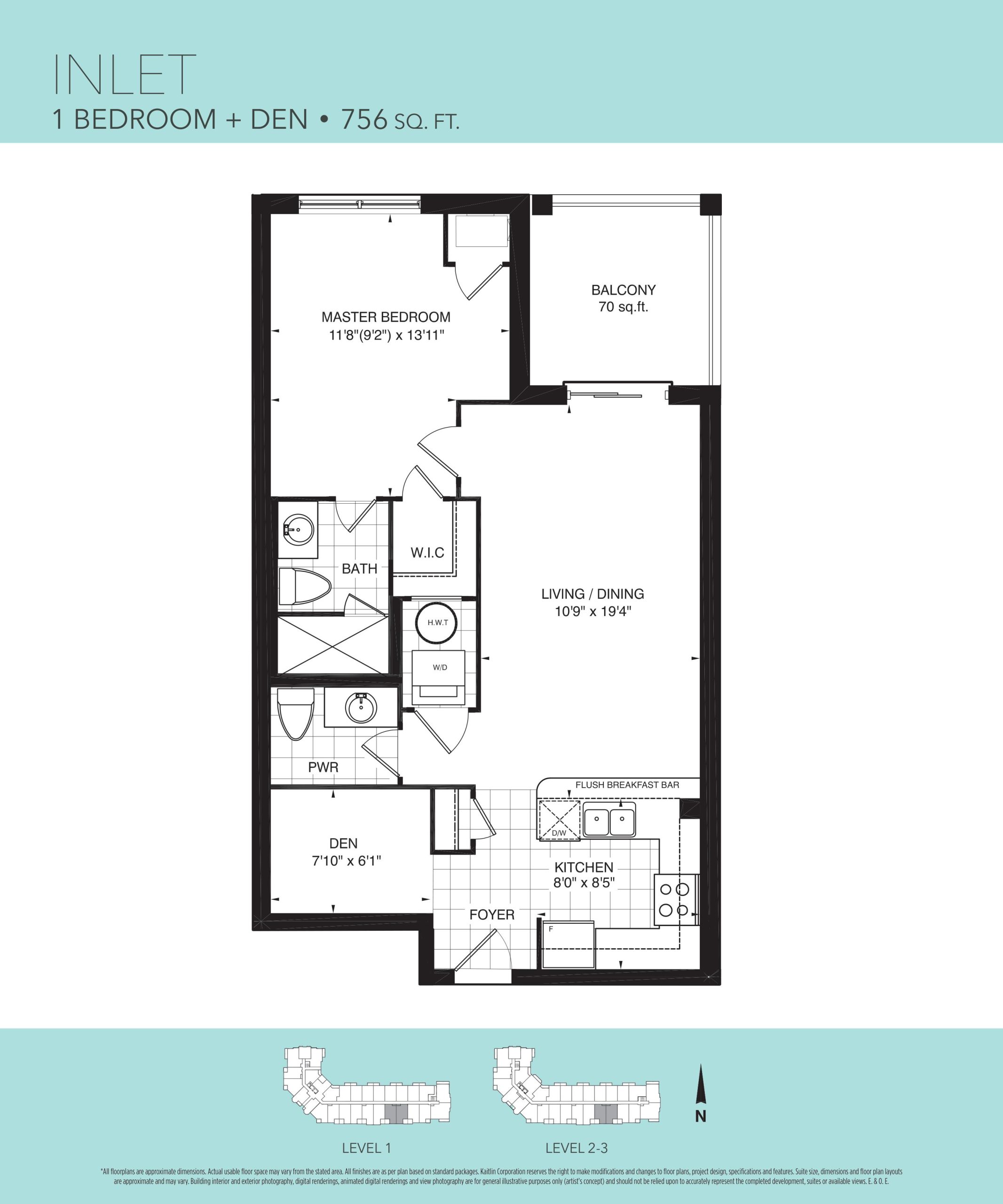 Inlet floor plan