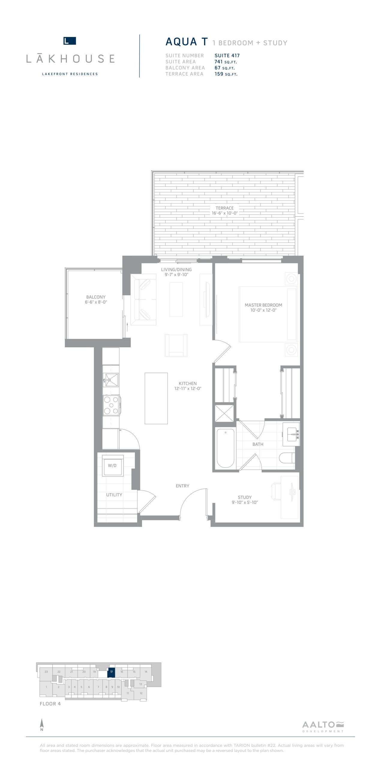 Aqua T floor plan