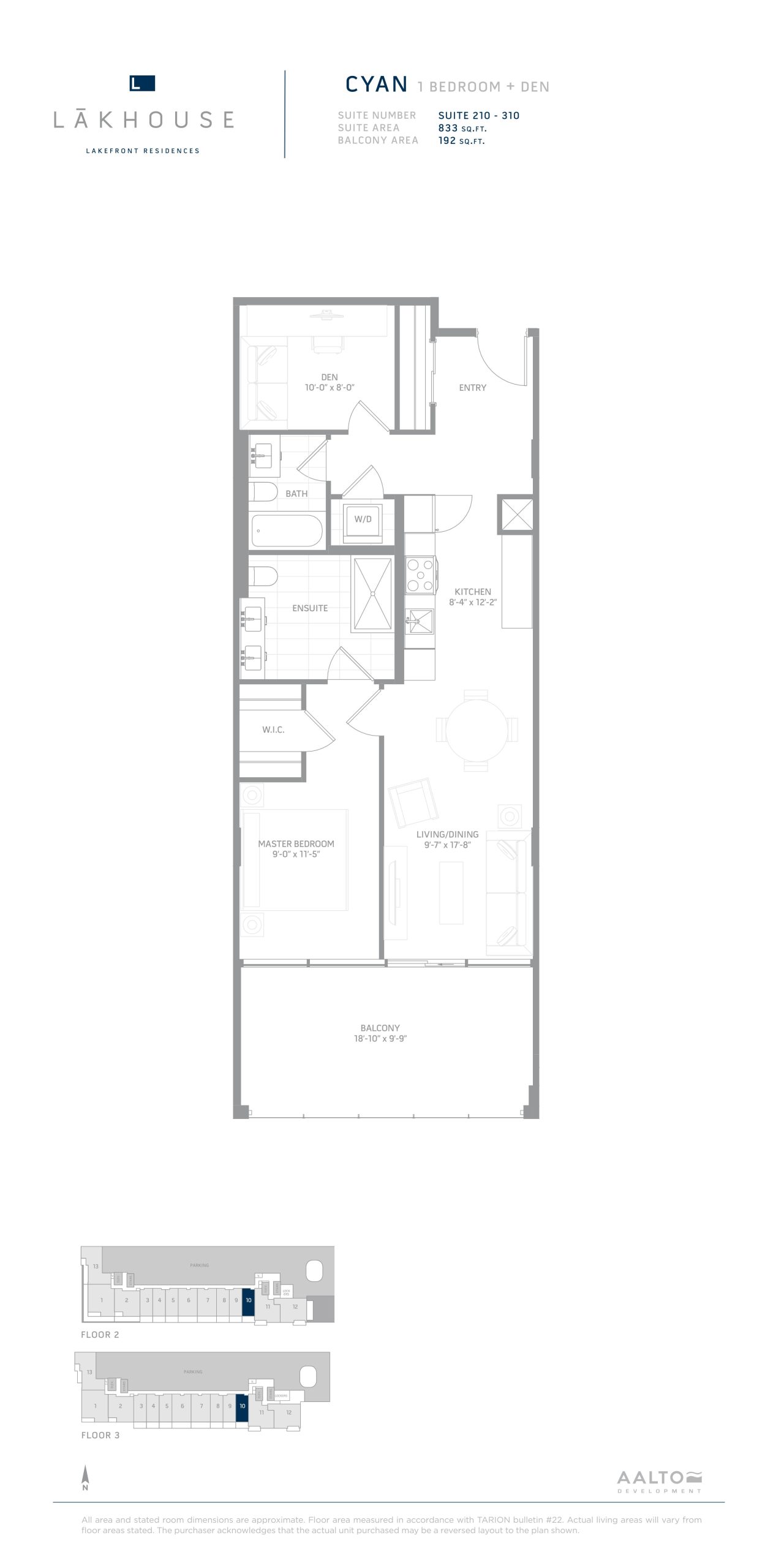 Cyan floor plan