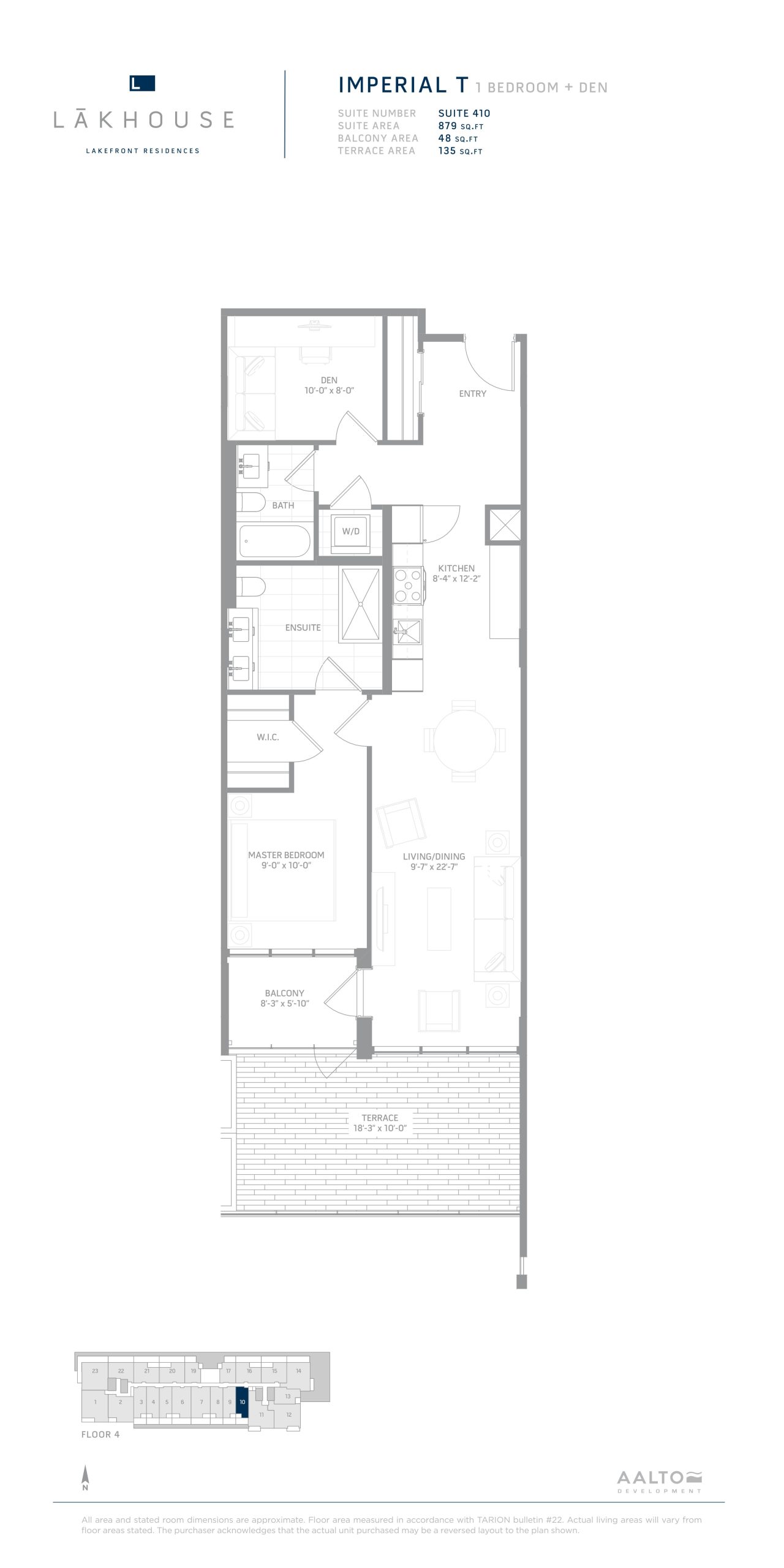 Imperial T floor plan