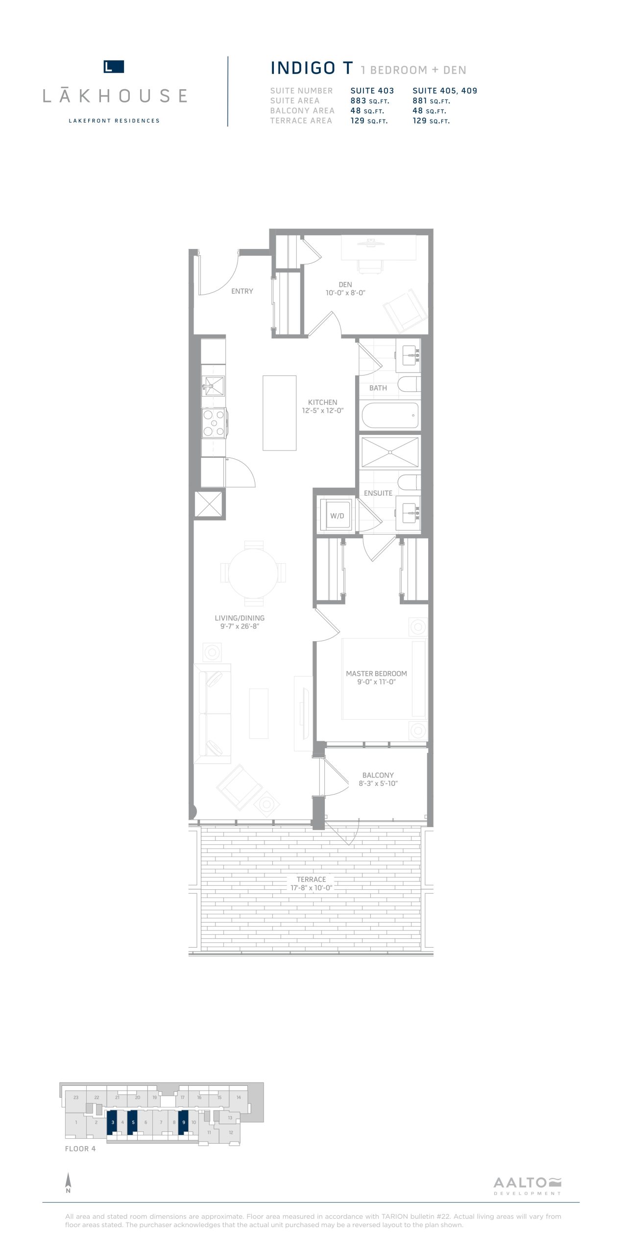 Indigo T floor plan