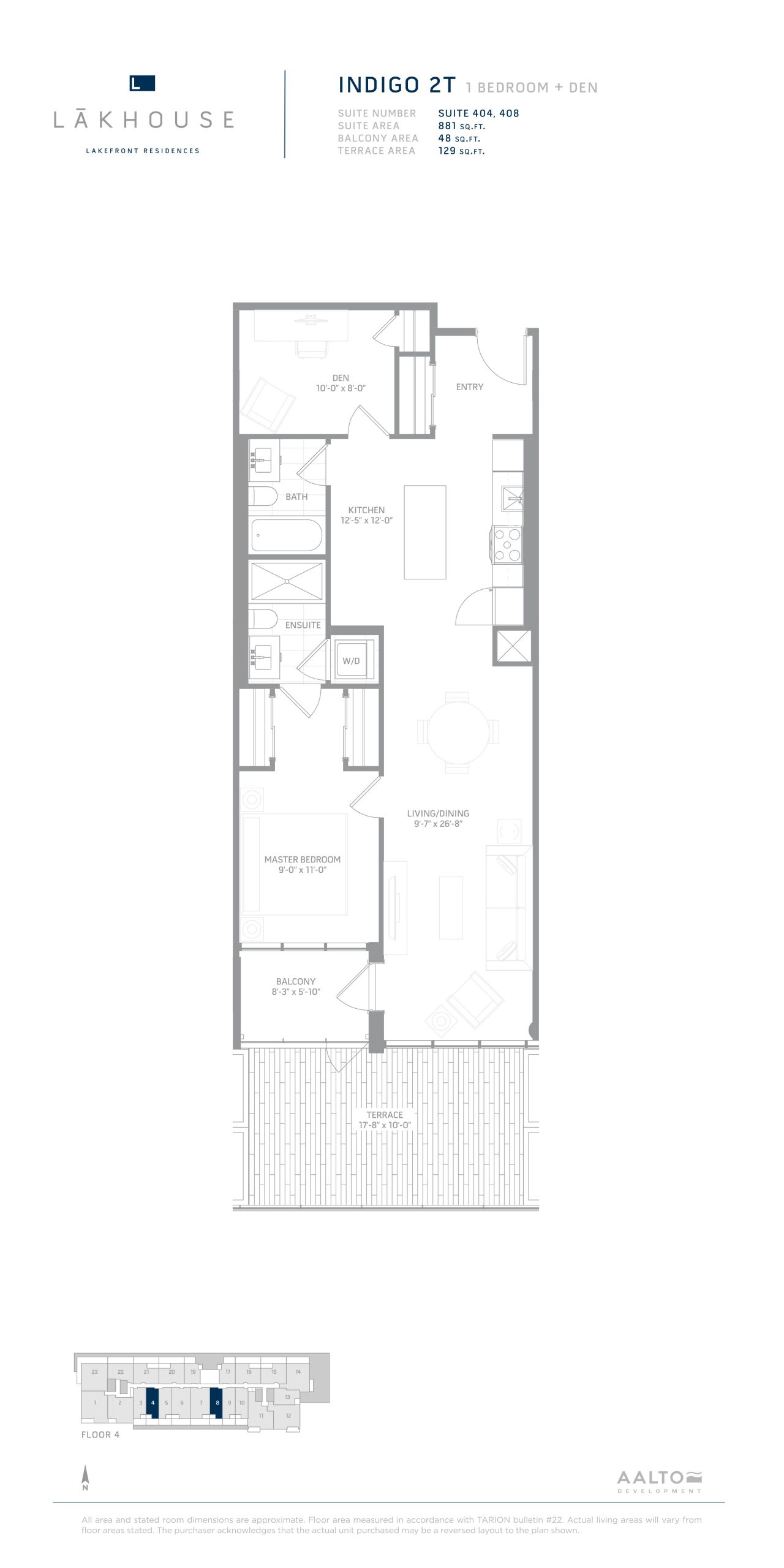 Indigo 2T floor plan