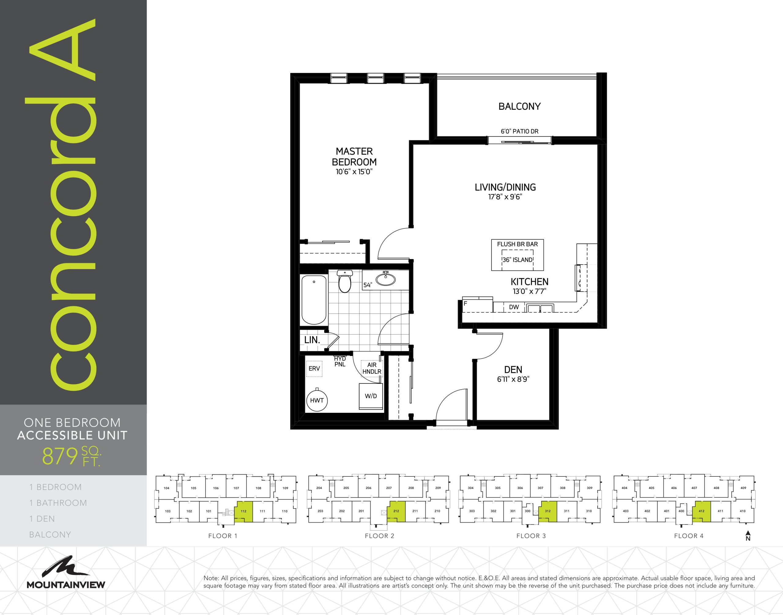 Concord A floor plan